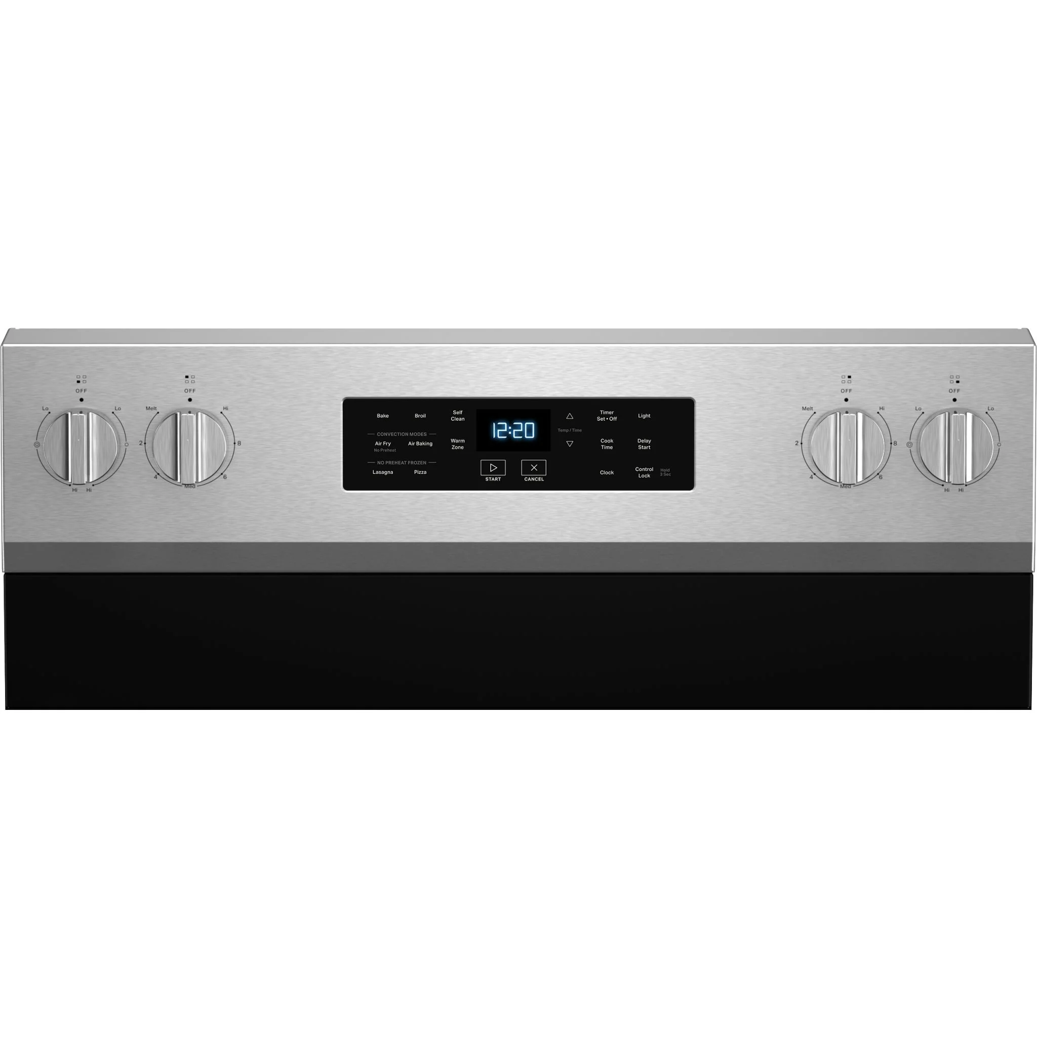 Whirlpool 30-inch Energy Star Electric Range with Air Cooking Technology, No Preheat Air Fry and Air Baking and Self Clean -Fingerprint Resistant Stainless Steel (YWFES5030RZ) - Image 5