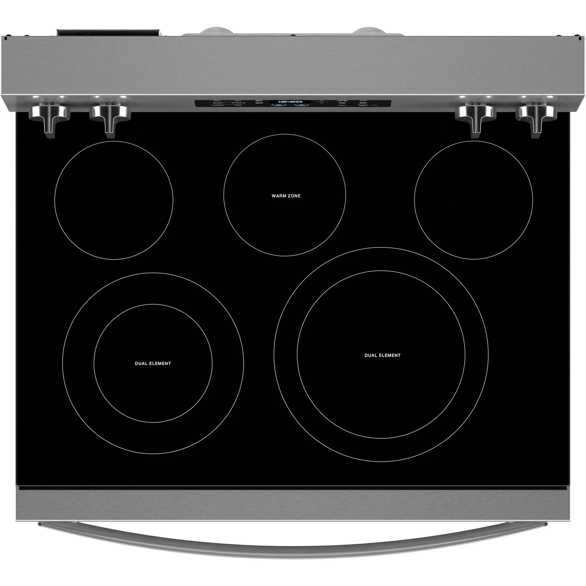 Whirlpool 30-inch Energy Star Electric Range with Air Cooking Technology, No Preheat Air Fry and Air Baking and Self Clean -Fingerprint Resistant Stainless Steel (YWFES5030RZ) - Image 7
