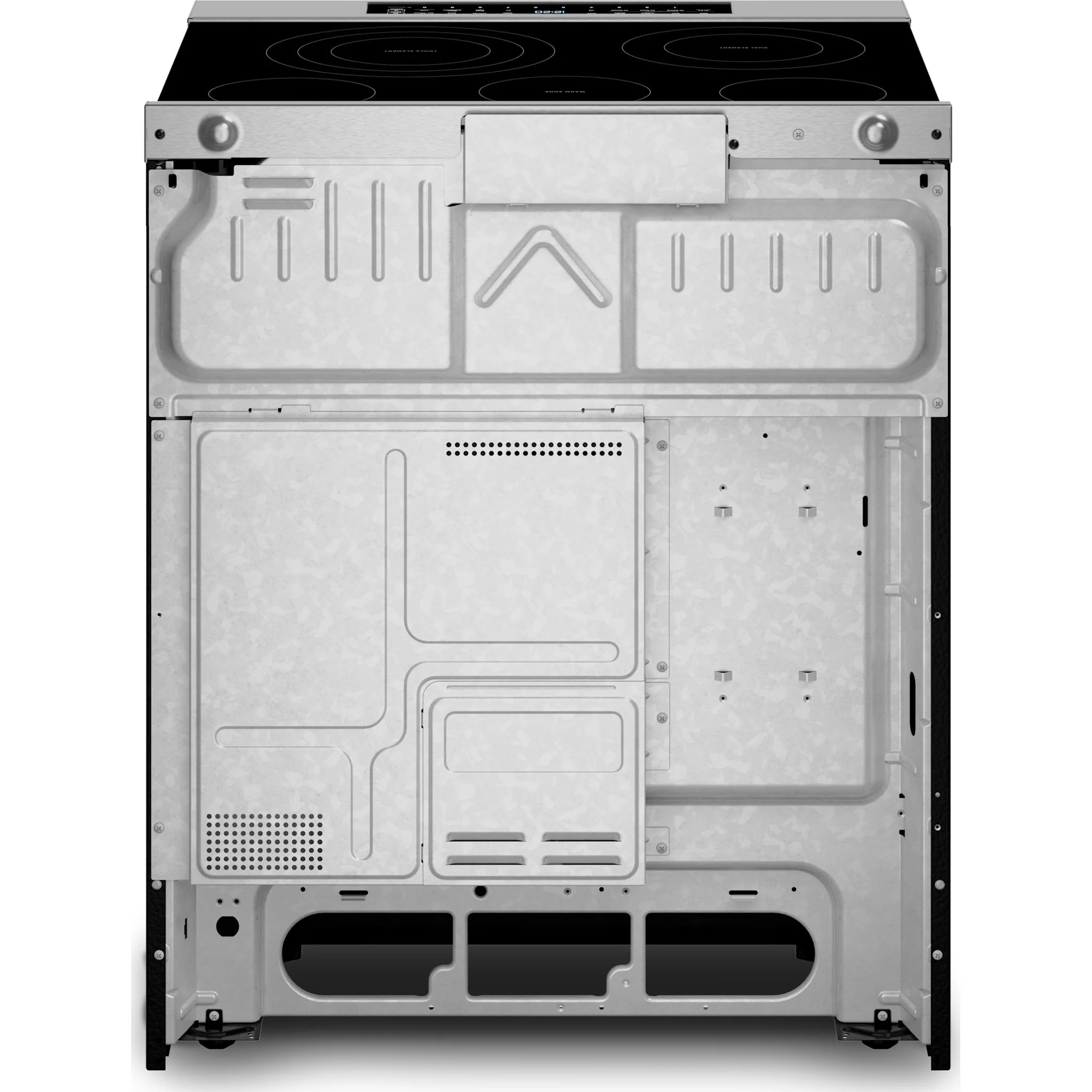 Whirlpool 30-inch Smart Slide in Electric Range with Air Cooking Technology, No Preheat Air Fry, WipeCleanCoating, Steam/Self Clean and High Speed Preheat -Fingerprint Resistant Stainless Steel (YWSES - Image 9