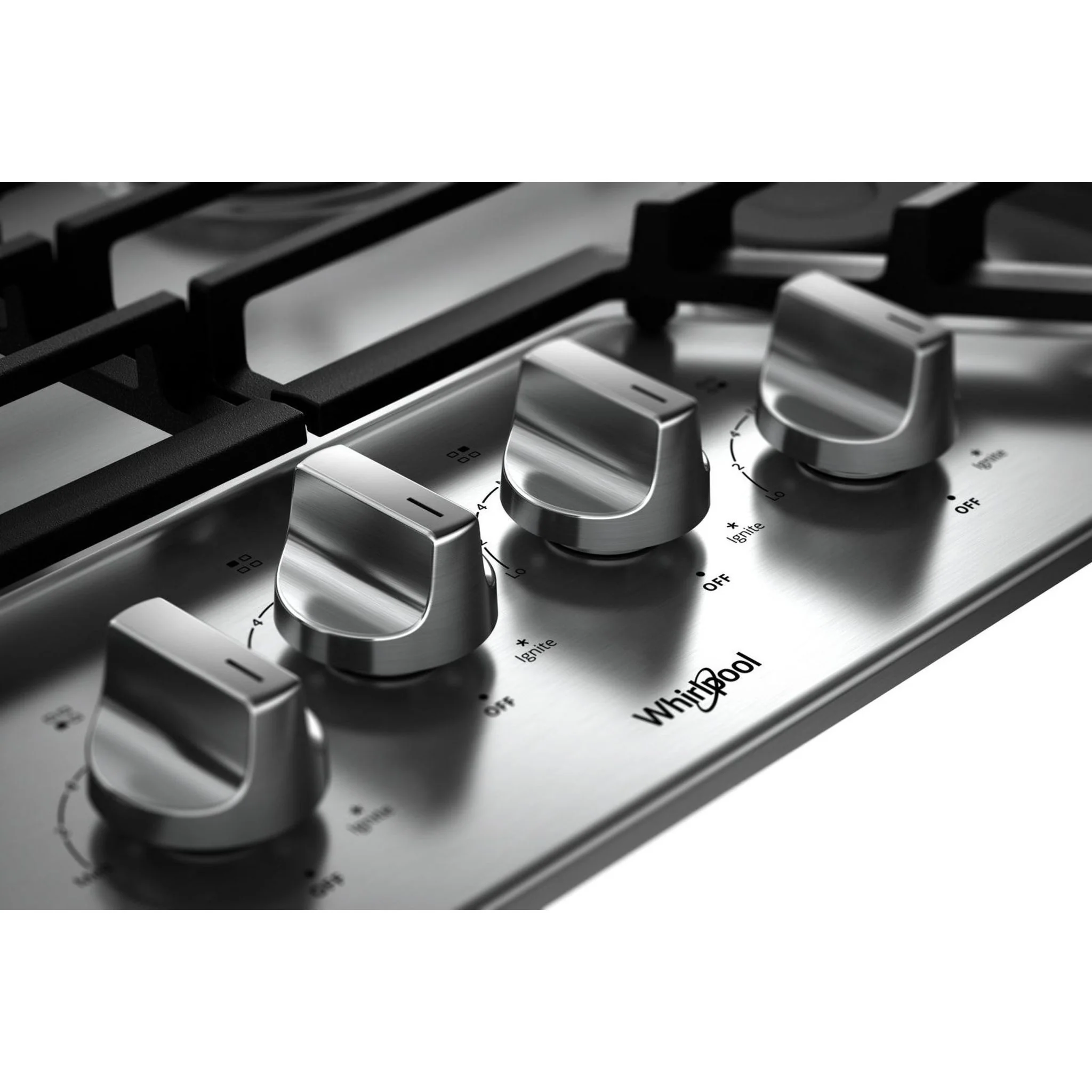 Whirlpool 30" Gas Cooktop with EZ-2-Lift Hinged Cast-Iron Grates (WCG55US0HS) - Image 18