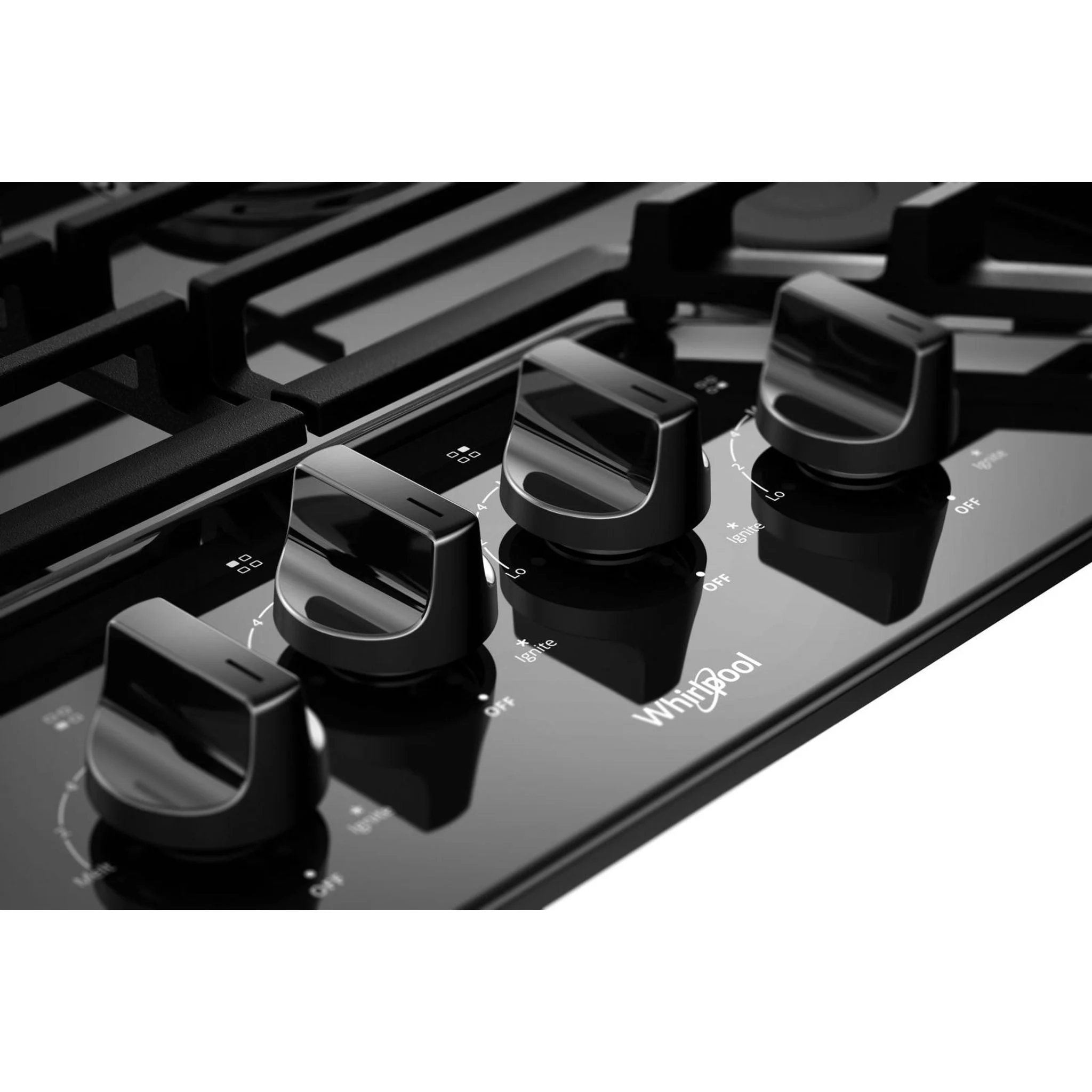 Whirlpool 30" Gas Cooktop with EZ-2-Lift Hinged Cast-Iron Grates (WCG55US0HB) - Image 12