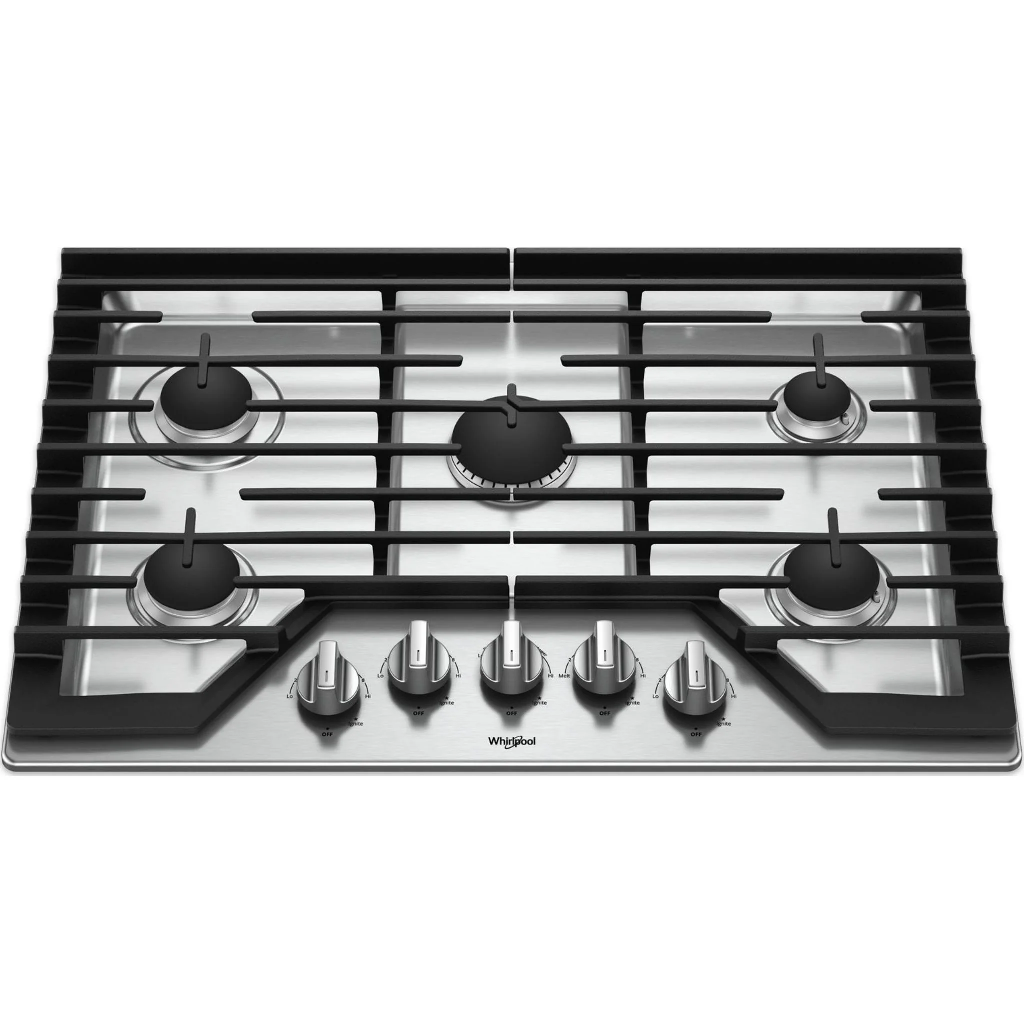 Whirlpool 30" Gas Cooktop with Griddle (WCG97US0HS) - Image 13