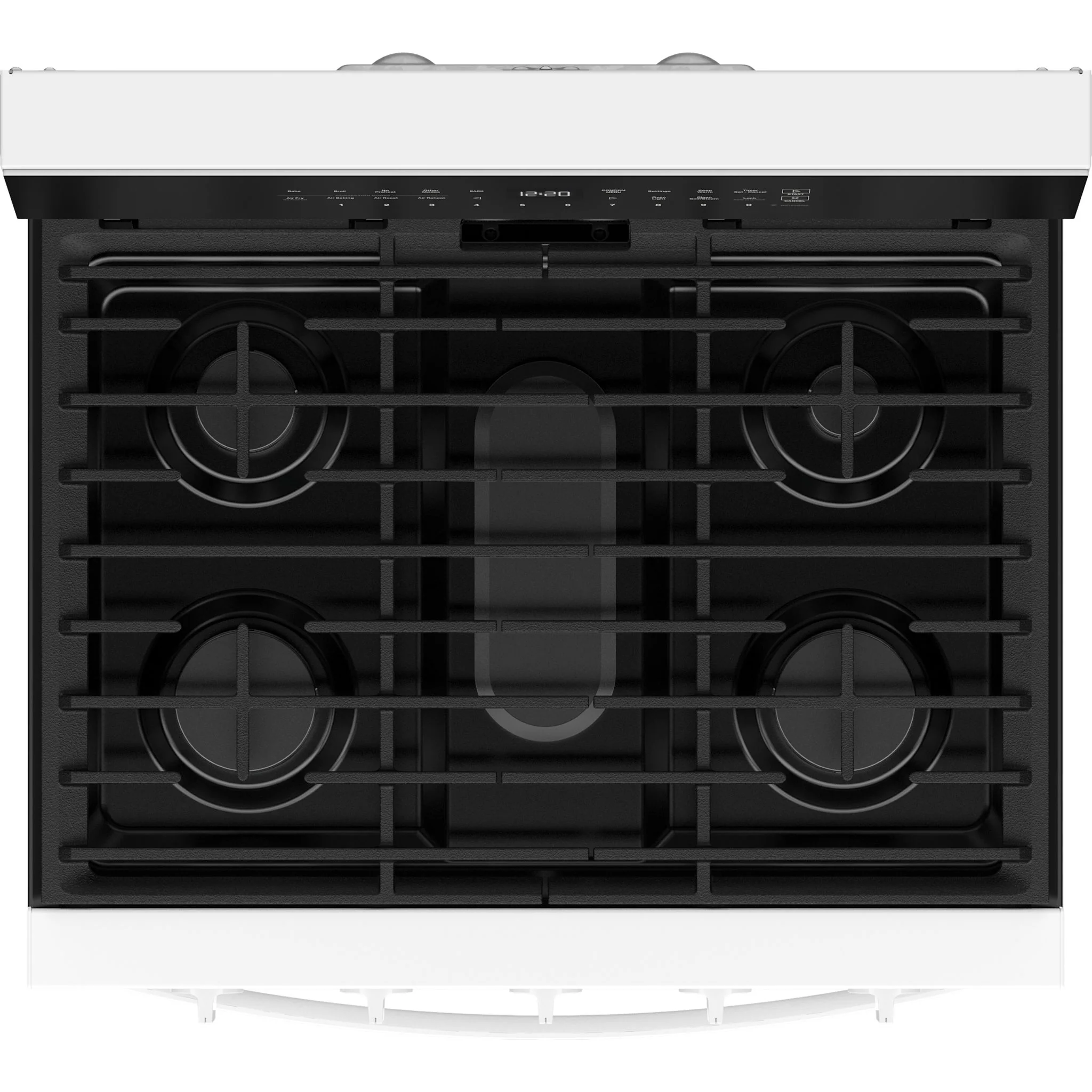 Whirlpool 30-inch Smart Gas Range with Air Cooking Technology, Steam/Self Cleaning, Rapid Preheat 5.3 CuFt Capacity -White (WFGS7530RW) - Image 4