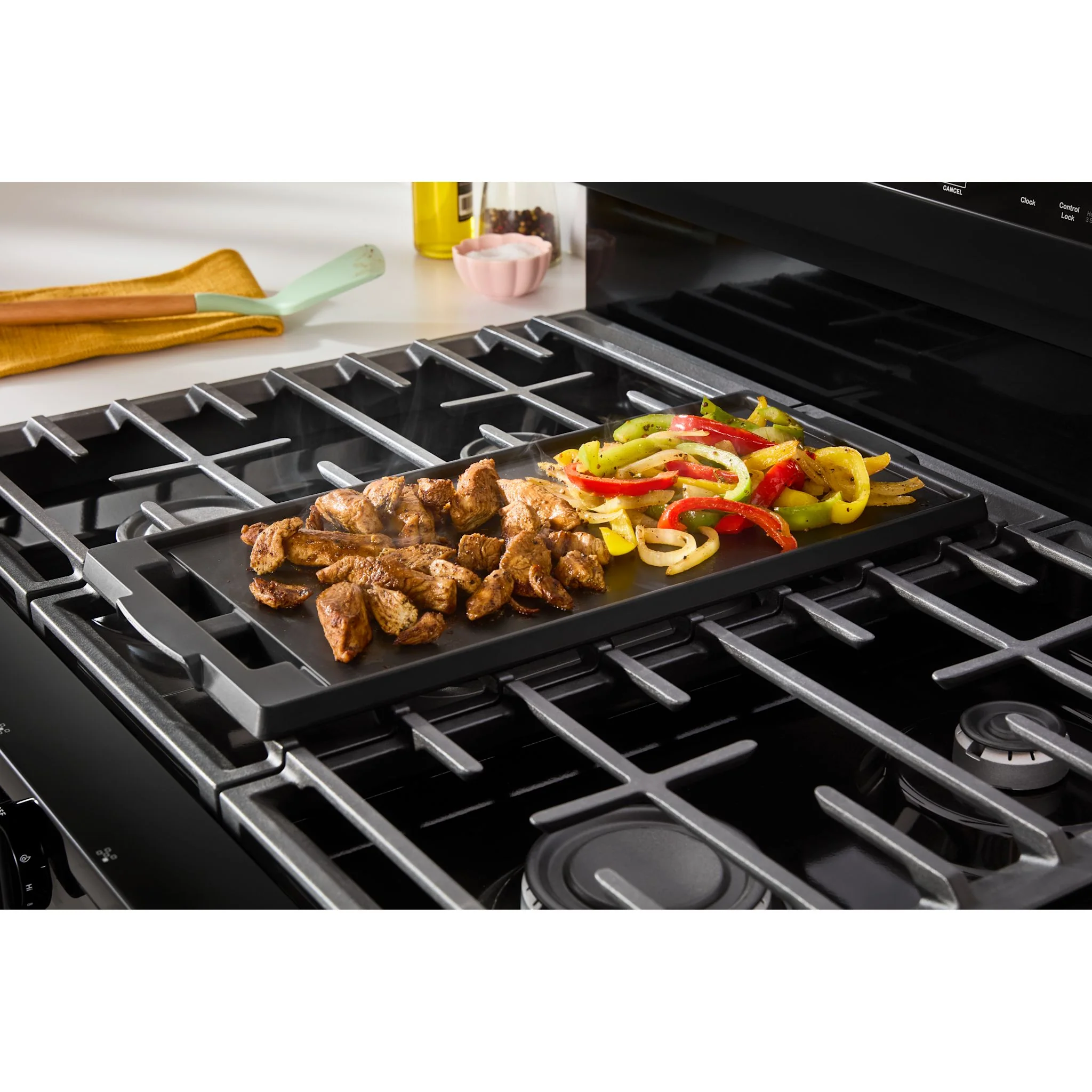 Whirlpool 30-inch Gas Range with Air Fry and Air Baking, Self Cleaning, Rapid Preheat 5.0 CuFt Capacity -Black (WFGS5030RB) - Image 11