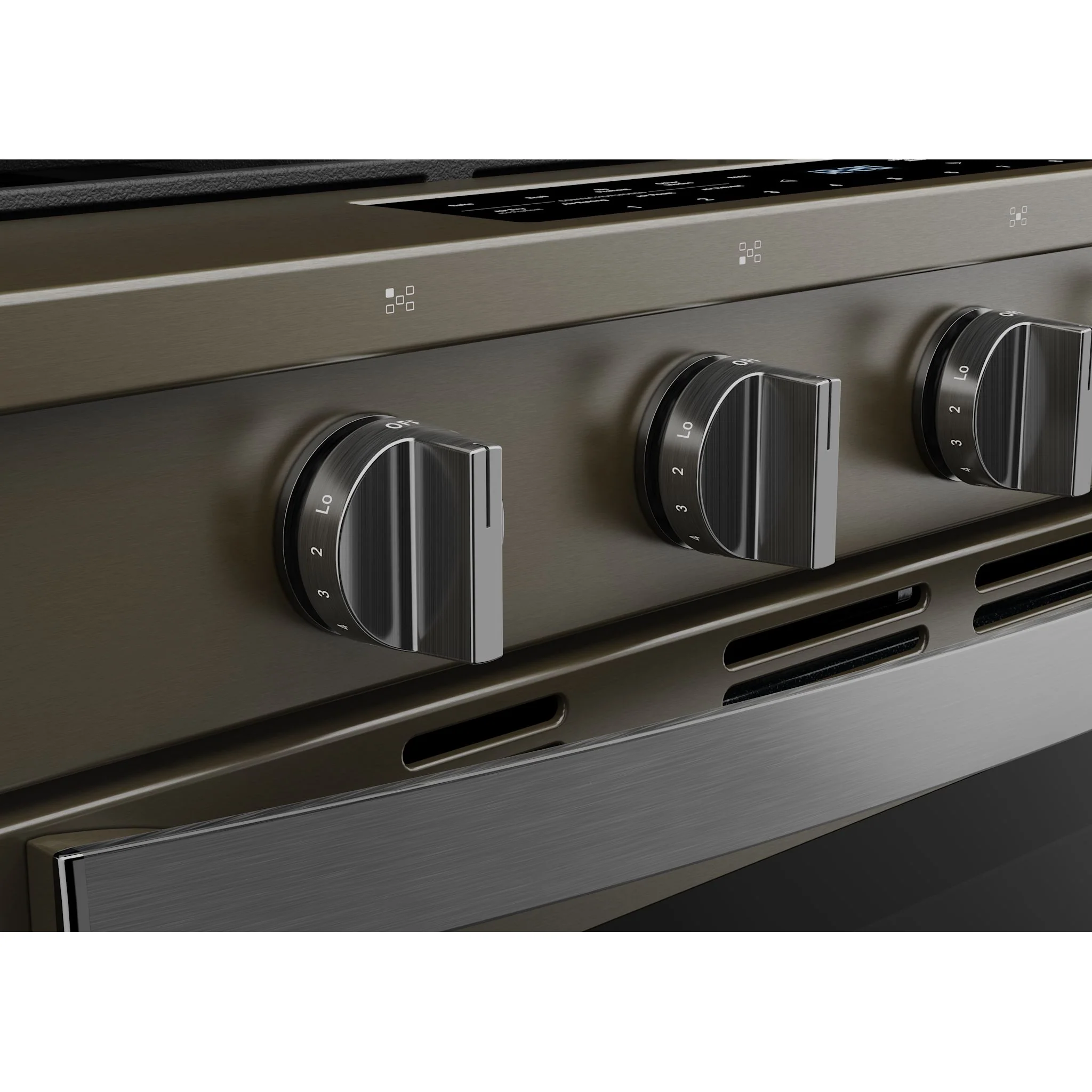 Whirlpool 30-inch Smart Slide In Gas Range with Air Cooking Technology, No Preheat Air Fry, Steam/Self Clean and High Speed Preheat -Black Stainless Finish (WSGS7530RV) - Image 4