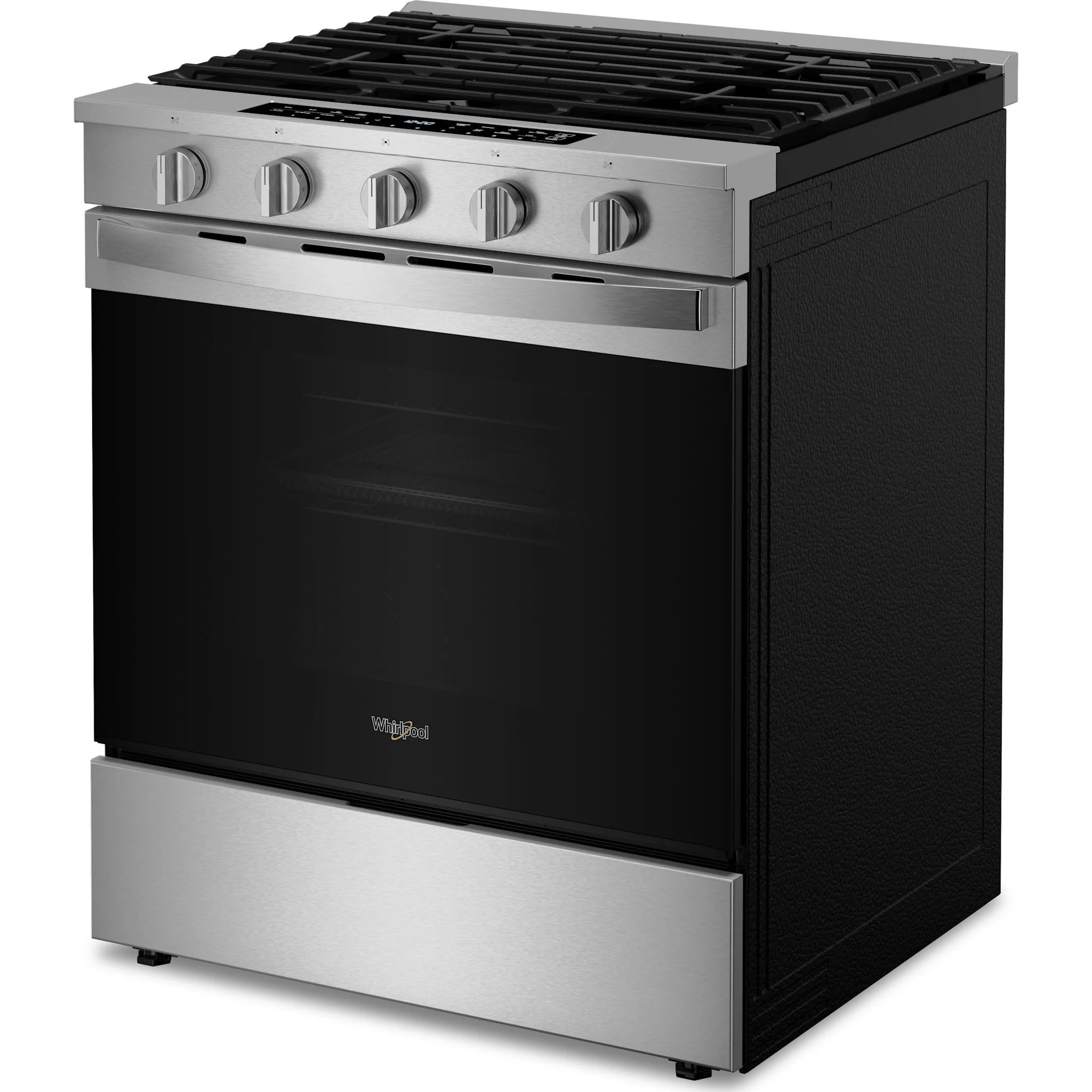 Whirlpool 30-inch Smart Slide In Gas Range with Air Cooking Technology, No Preheat Air Fry, Steam/Self Clean and High Speed Preheat -Fingerprint Resistant Stainless Steel (WSGS7530RZ) - Image 5