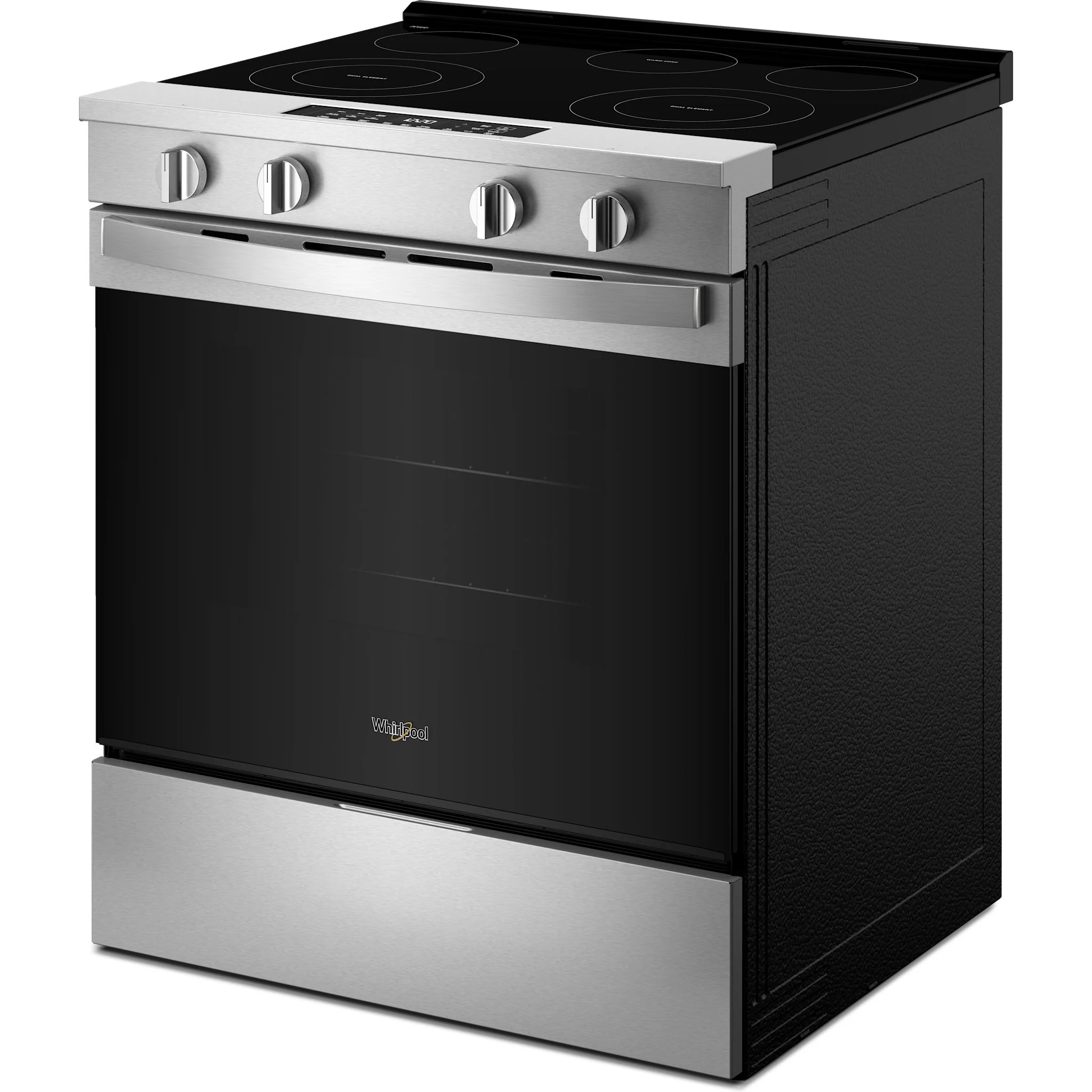 Whirlpool 30-inch Electric Smart Range with Air Cooking Technology and Steam Clean - Stainless Steel  (YWSES4530TZ) - Image 3