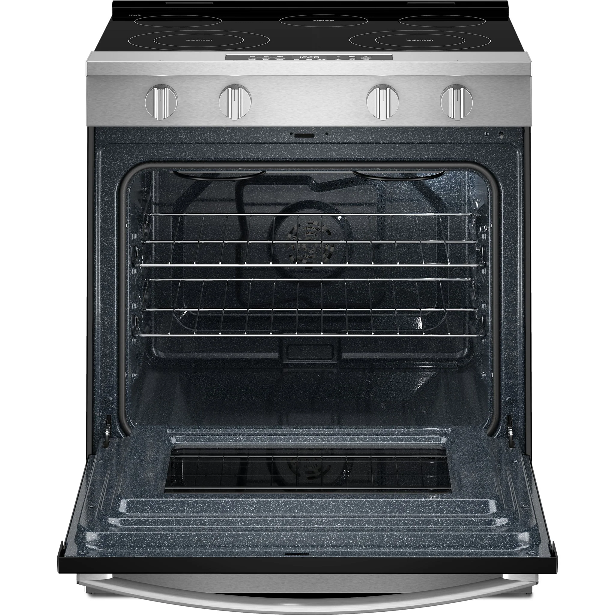 Whirlpool 30-inch Electric Smart Range with Air Cooking Technology and Steam Clean - Stainless Steel  (YWSES4530TZ) - Image 6