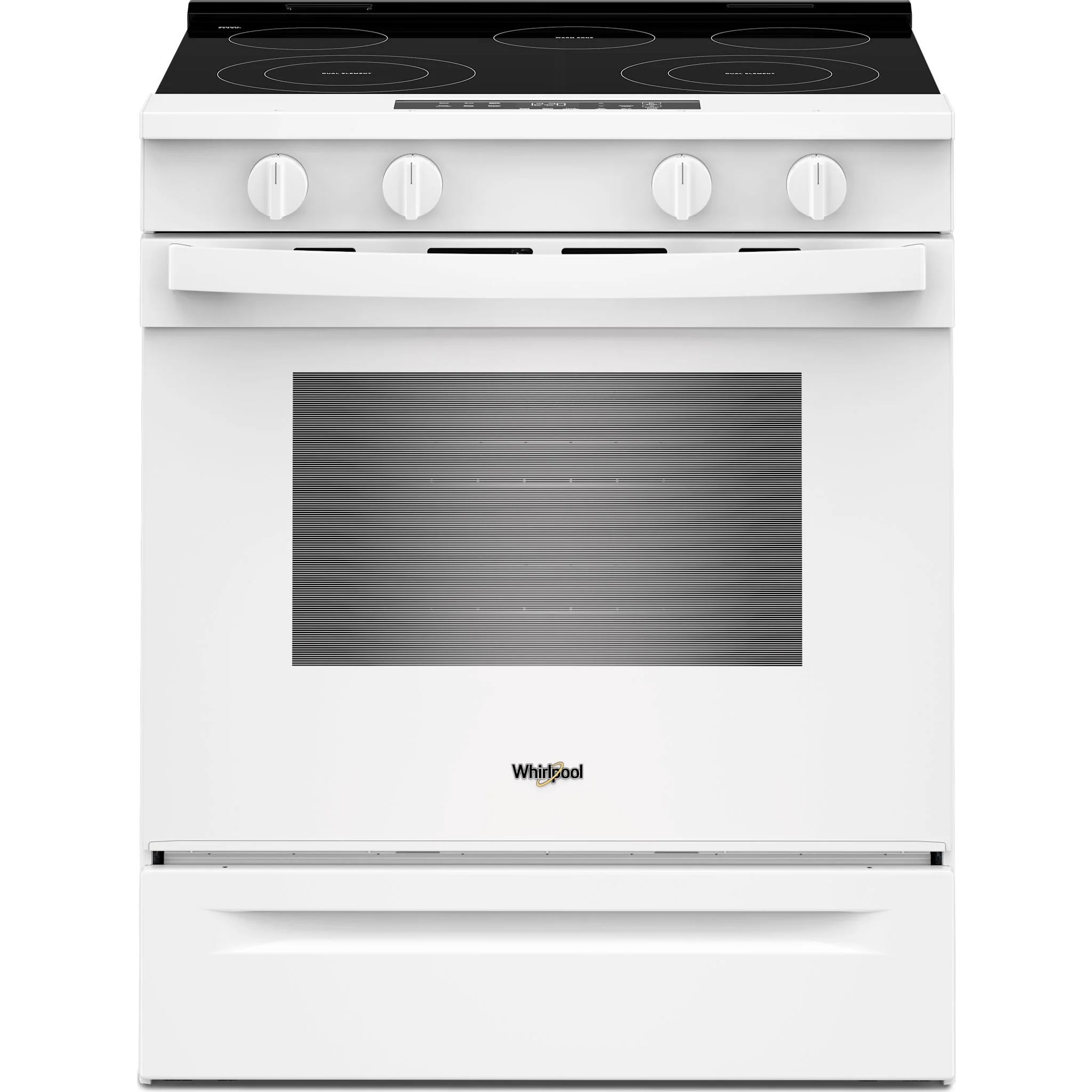 Whirlpool 30-inch Electric Smart Range with No Preheat Mode and Steam Clean - White (YWSES3330TW) - Image 2