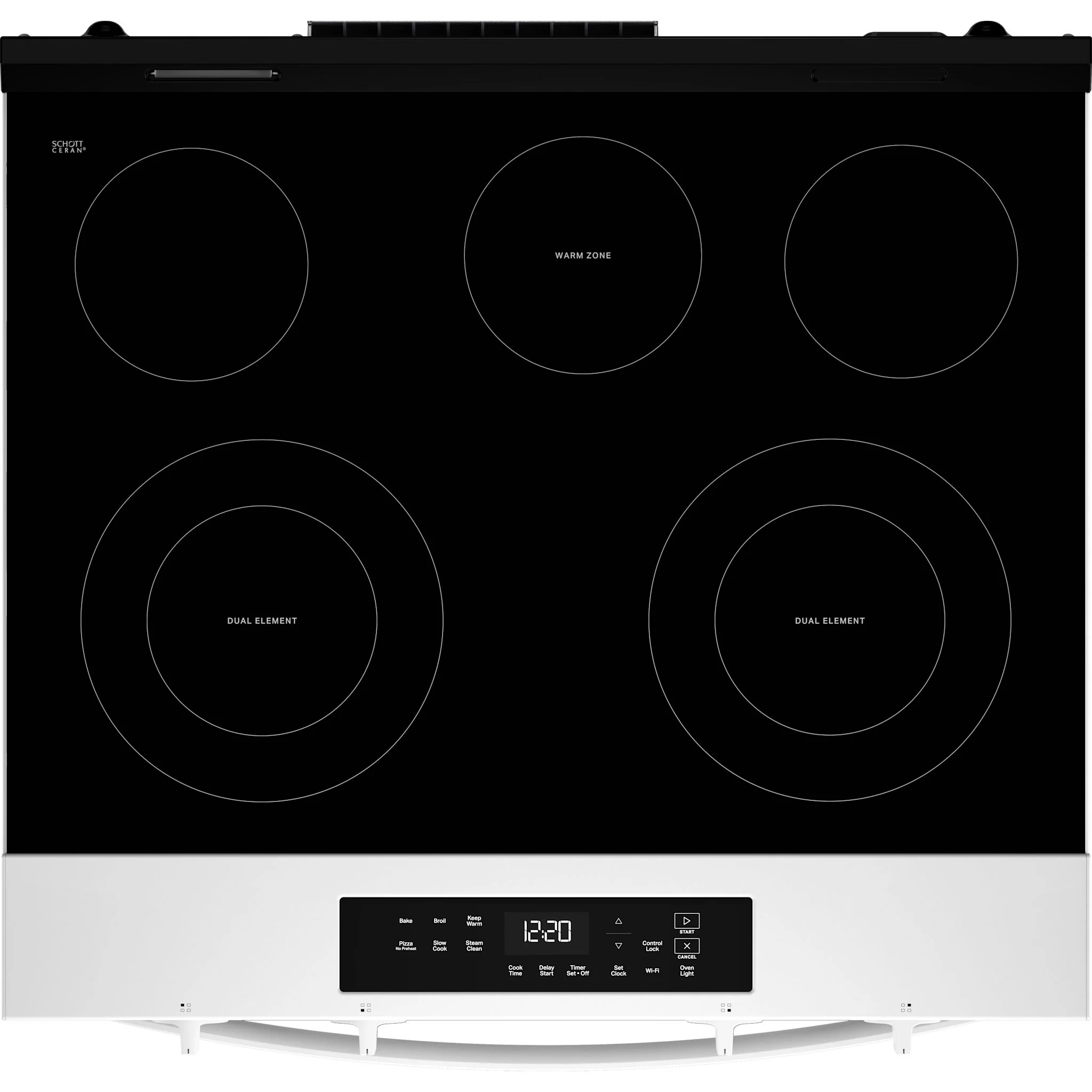Whirlpool 30-inch Electric Smart Range with No Preheat Mode and Steam Clean - White (YWSES3330TW) - Image 4