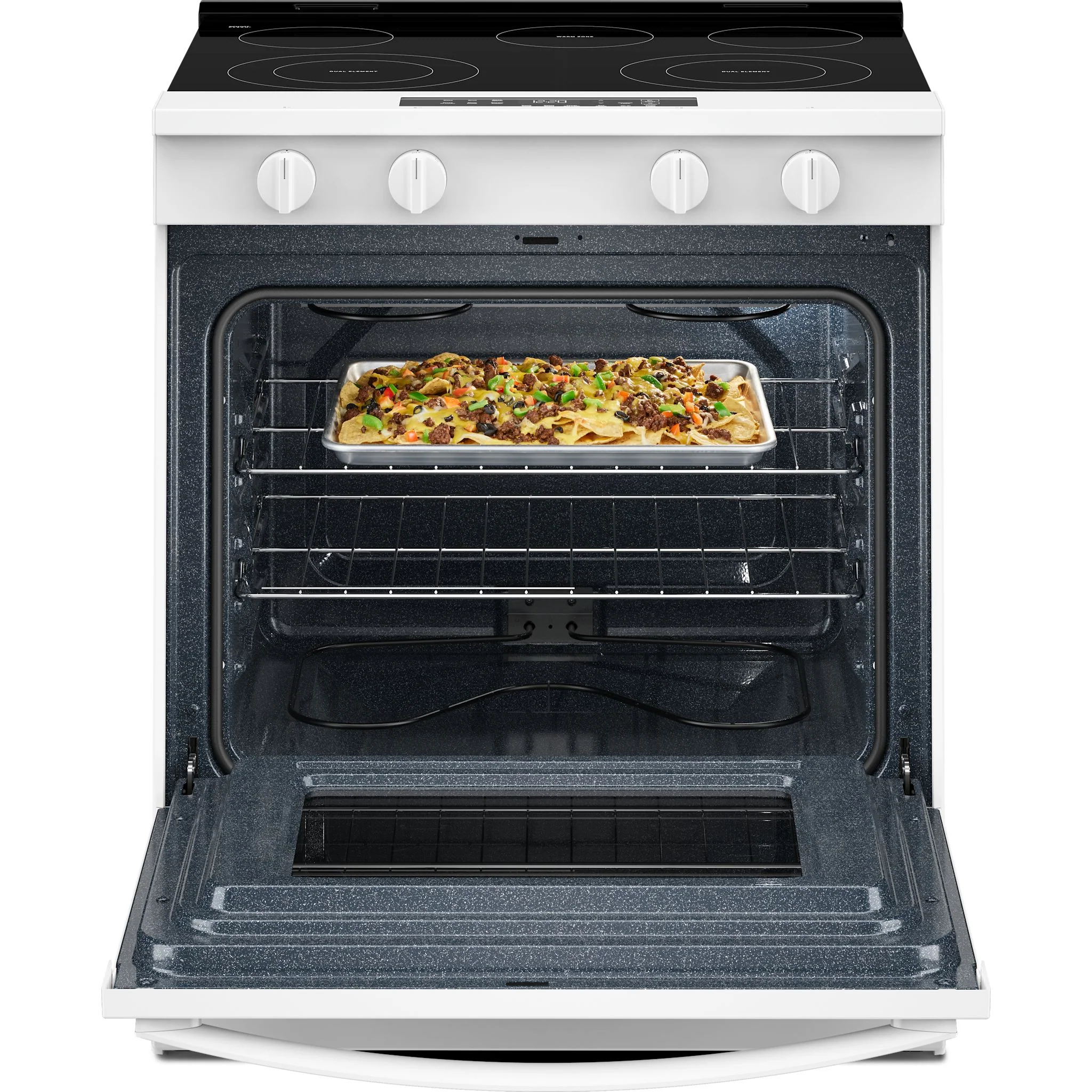 Whirlpool 30-inch Electric Smart Range with No Preheat Mode and Steam Clean - White (YWSES3330TW) - Image 6
