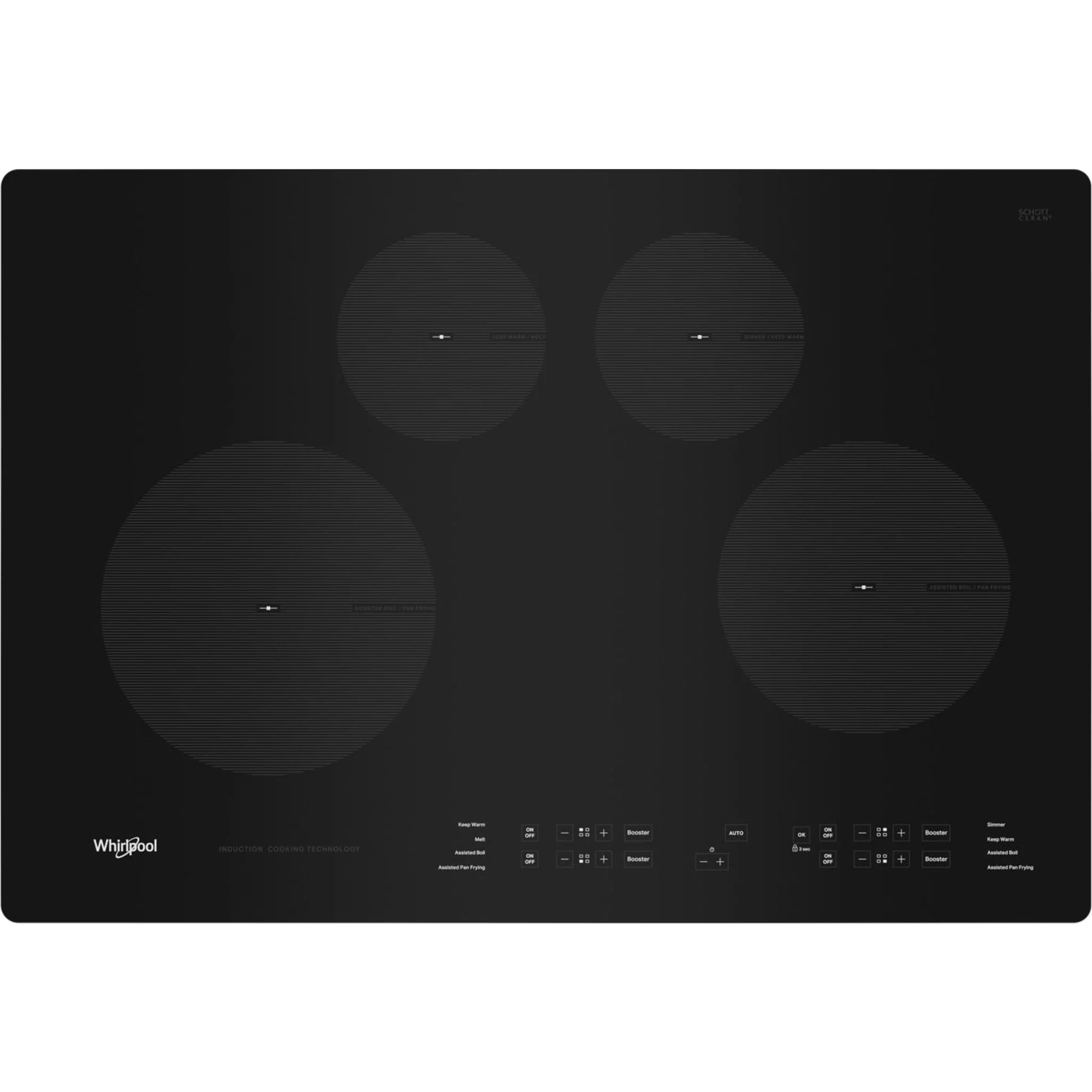 Whirlpool 30-Inch Induction Cooktop -Black (WCI55US0JB) - Image 13