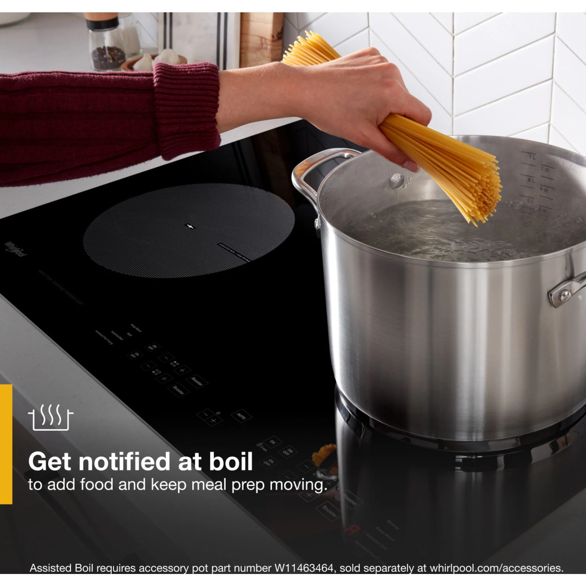 Whirlpool 30-Inch Induction Cooktop -Black (WCI55US0JB) - Image 5