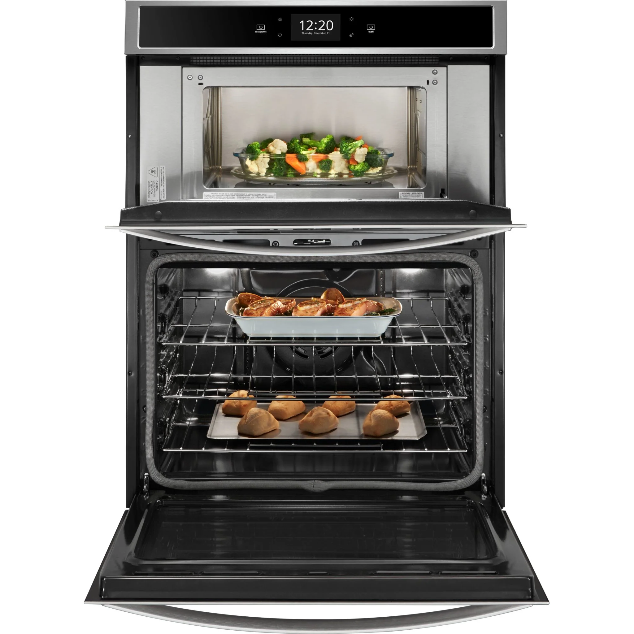 Whirlpool 6.4 cu. ft. Smart Combination Convection Wall Oven with Air Fry, when Connected (WOC75EC0HV) - Image 3