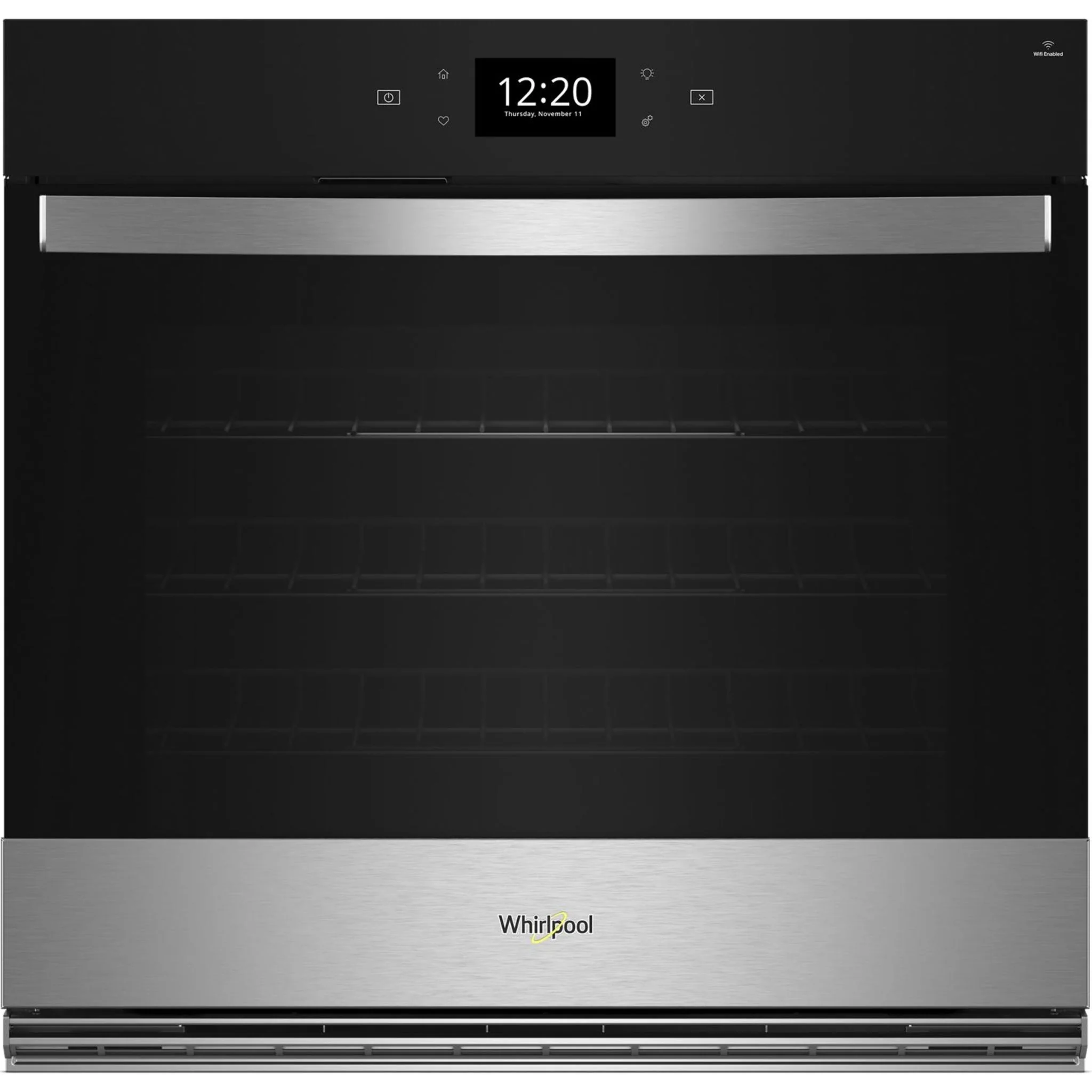 Whirlpool 5.0 Cu. Ft. Single Smart Wall Oven with Air Fry -Fingerprint Resistant Stainless Steel (WOES7030PZ) - Image 3