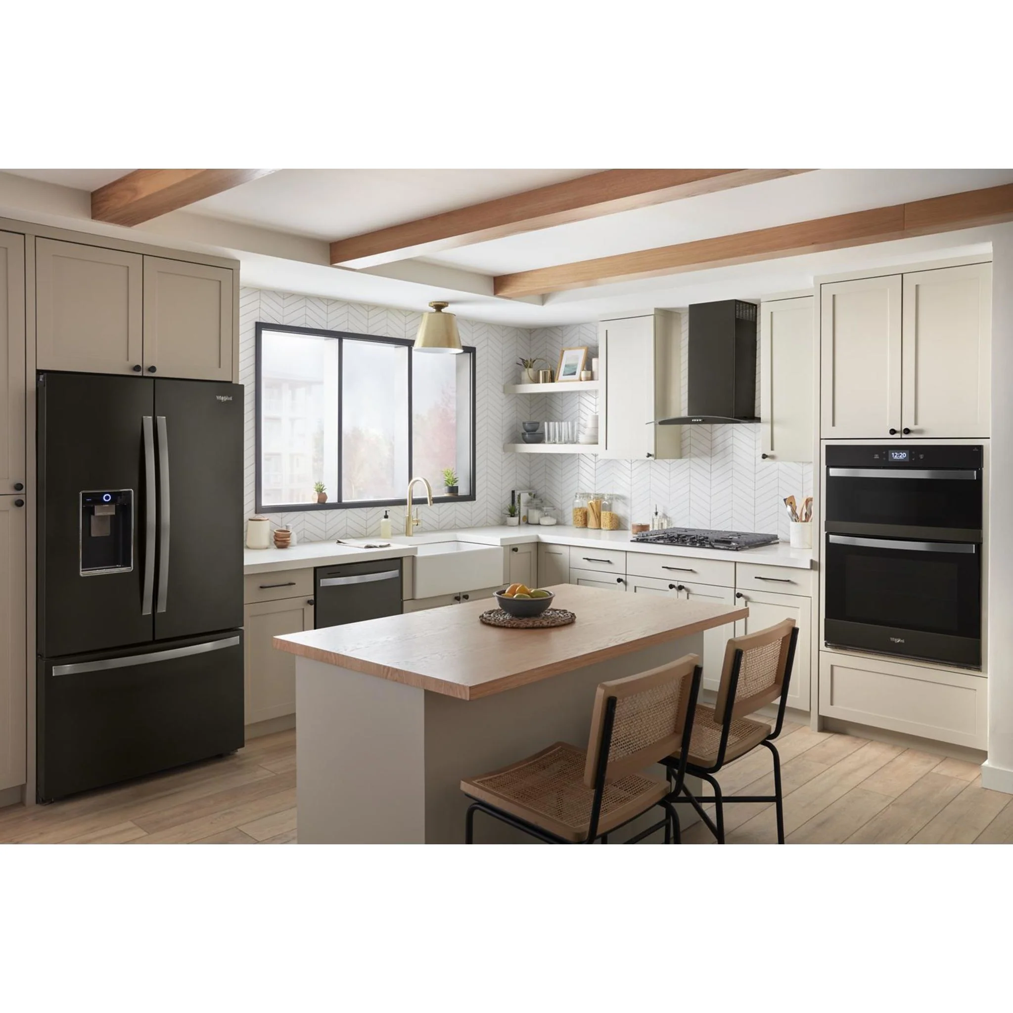 Whirlpool 6.4 Cu. Ft. Wall Oven Microwave Combo with Air Fry -Black Stainless (WOEC7030PV) - Image 14