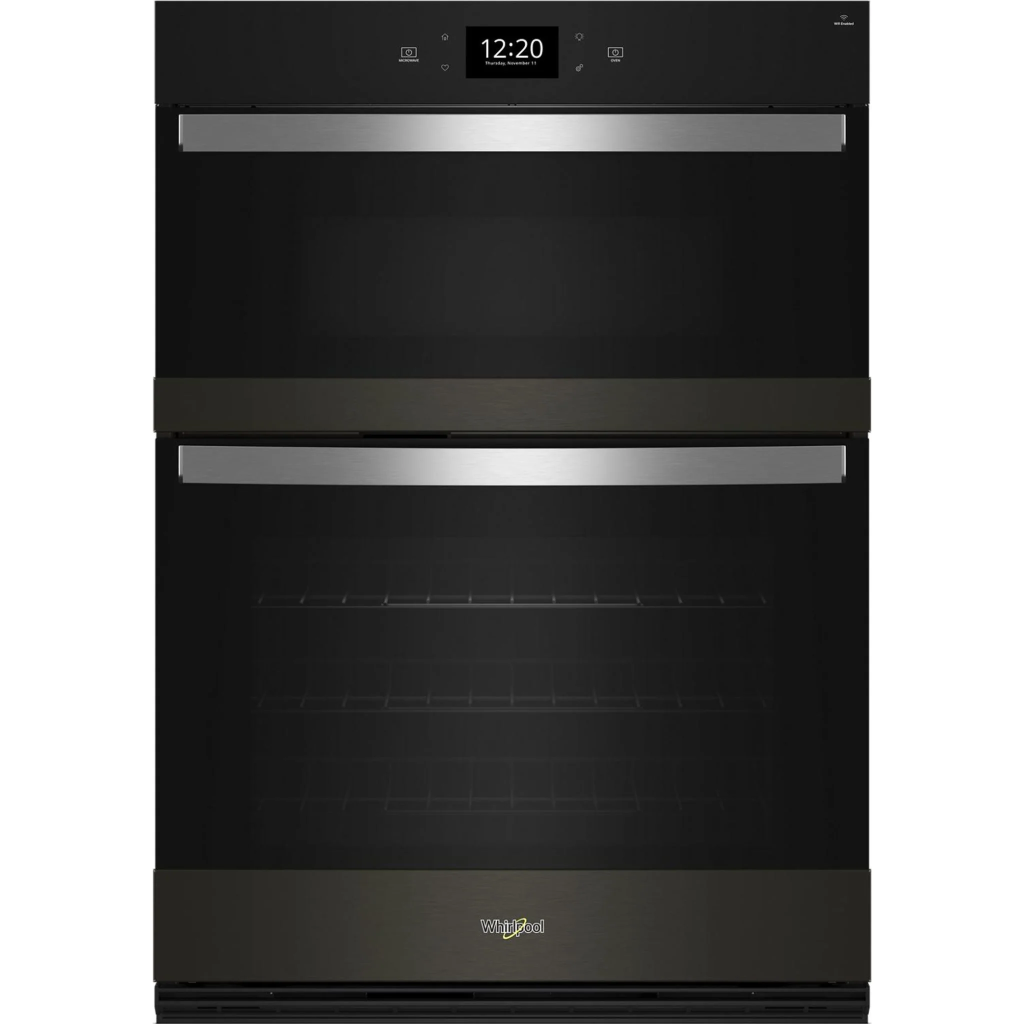 Whirlpool 6.4 Cu. Ft. Wall Oven Microwave Combo with Air Fry -Black Stainless (WOEC7030PV) - Image 3