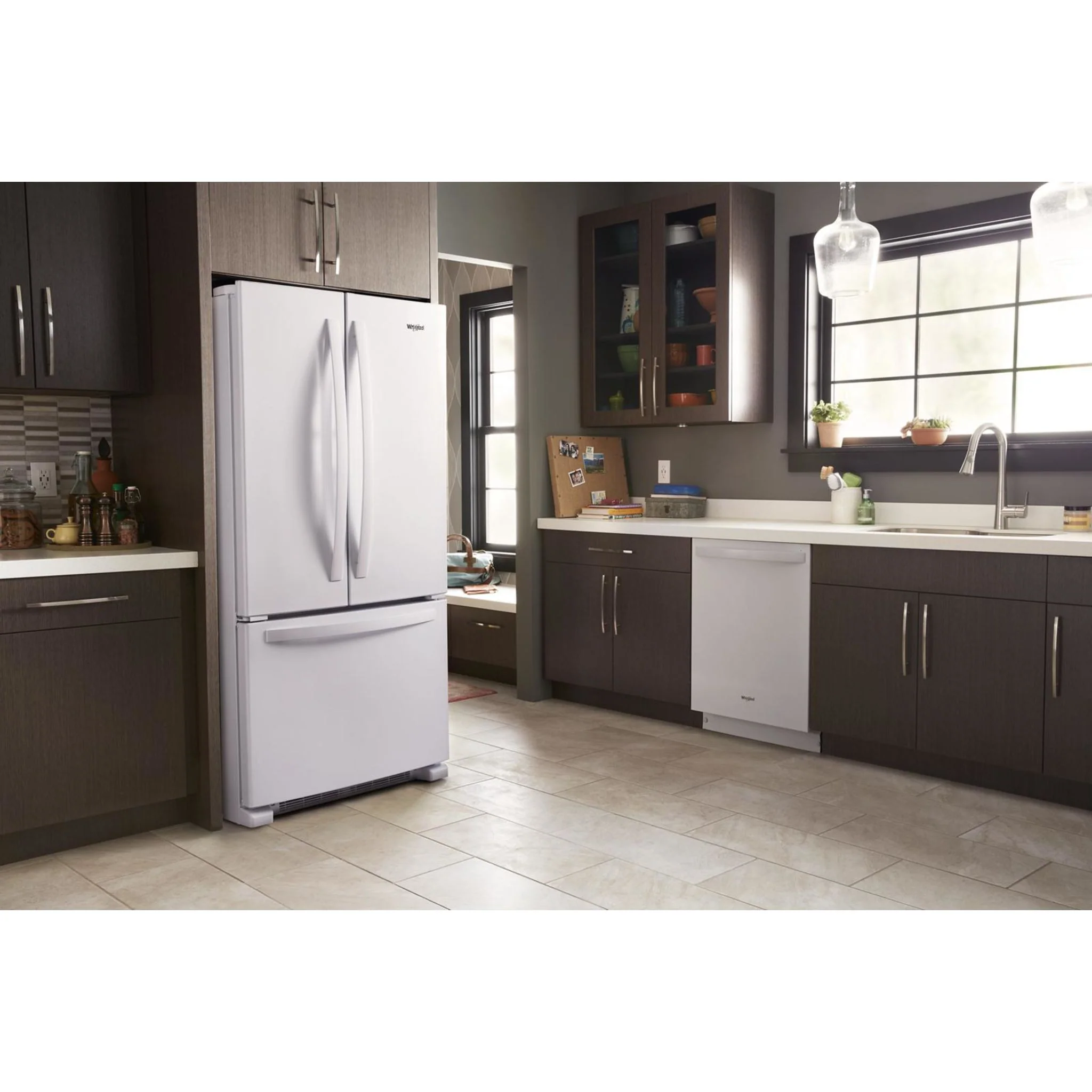 Whirlpool 33-inch Wide French Door Refrigerator - 22 cu. ft. -White (WRFF5333PW) - Image 14
