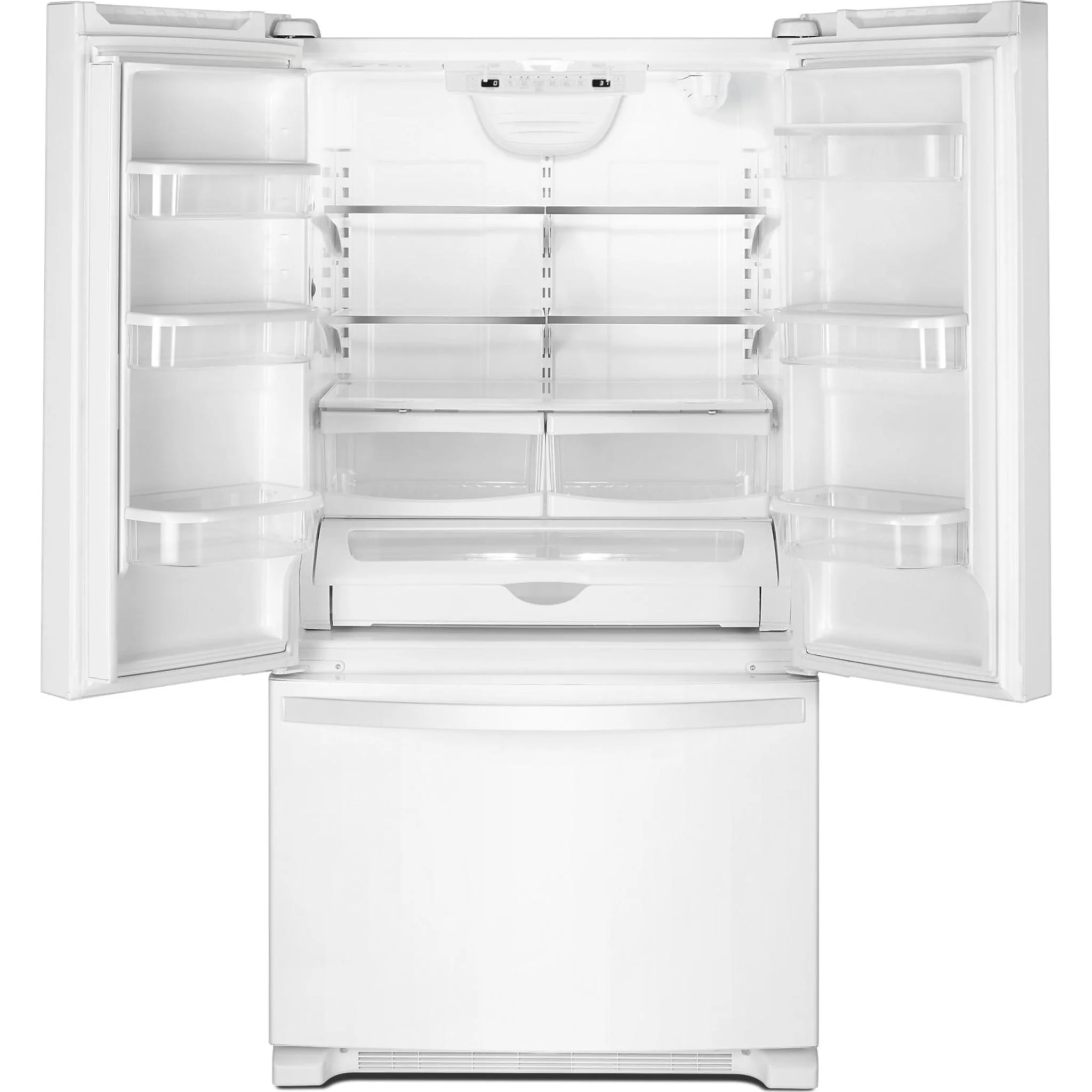 Whirlpool 33-inch Wide French Door Refrigerator - 22 cu. ft. -White (WRFF5333PW) - Image 2