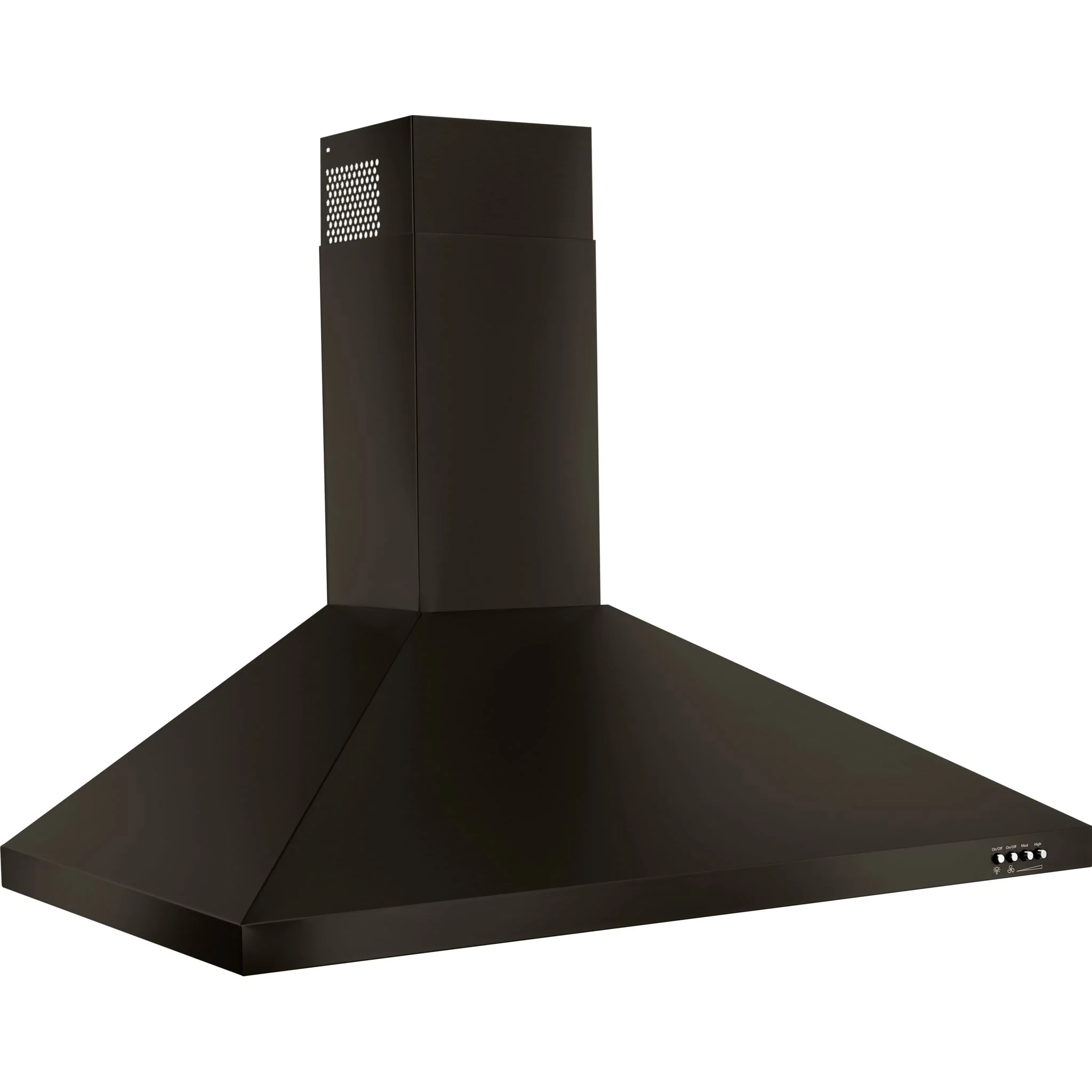 Whirlpool 36" Contemporary Black  Stainless Wall Mount Range Hood -Black Stainless (WVW53UC6HV) - Image 4