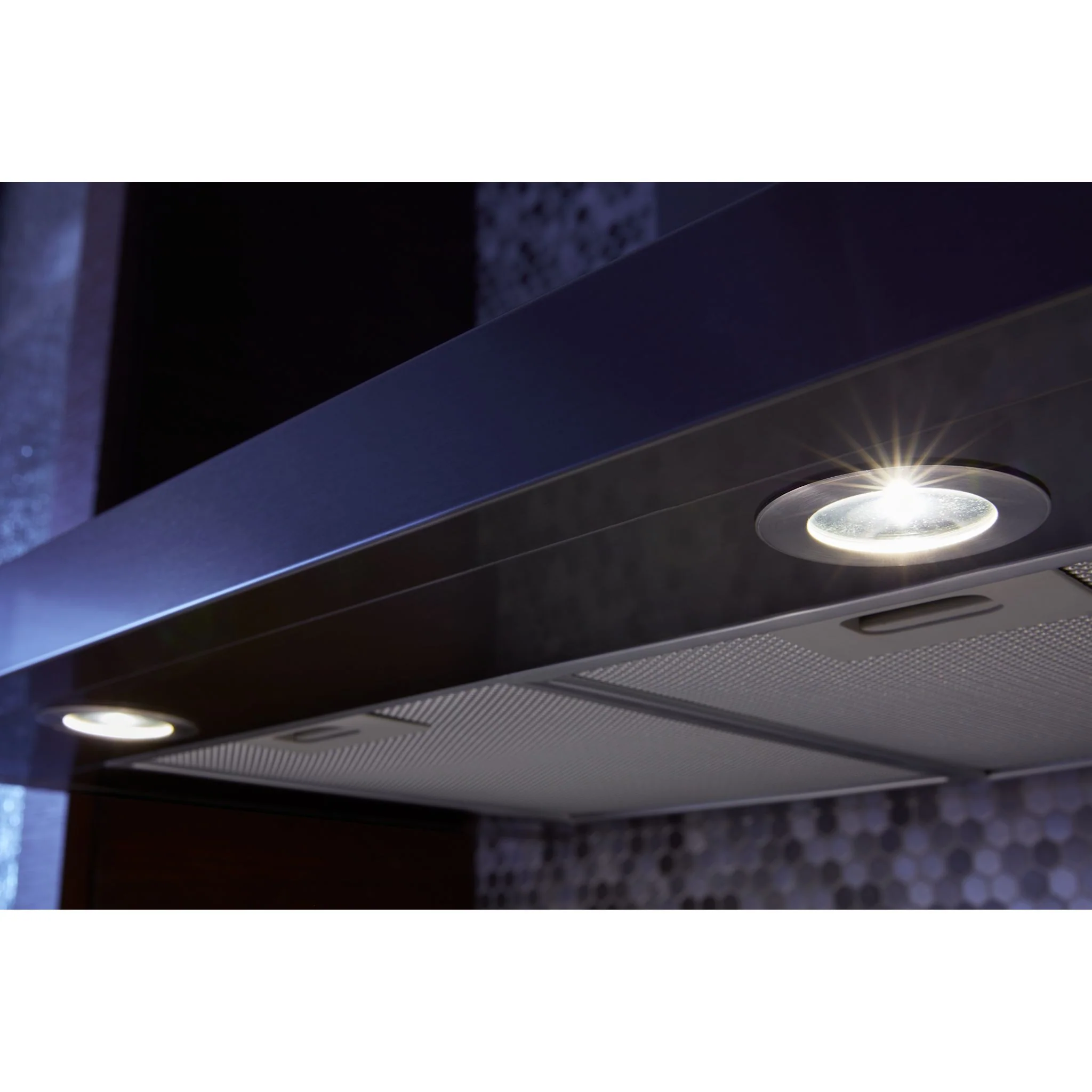Whirlpool 36" Contemporary Black  Stainless Wall Mount Range Hood -Black Stainless (WVW53UC6HV) - Image 5