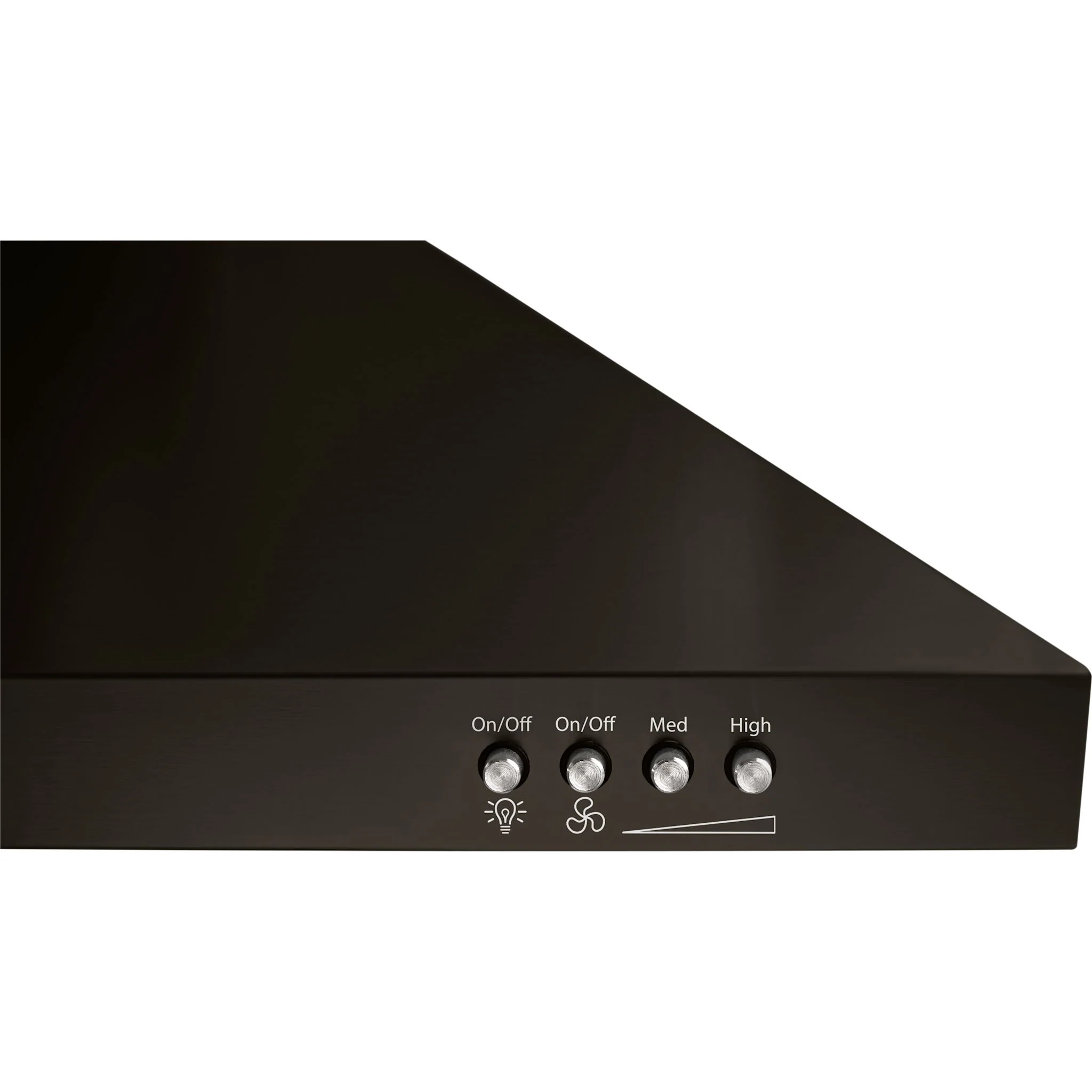 Whirlpool 36" Contemporary Black  Stainless Wall Mount Range Hood -Black Stainless (WVW53UC6HV) - Image 9