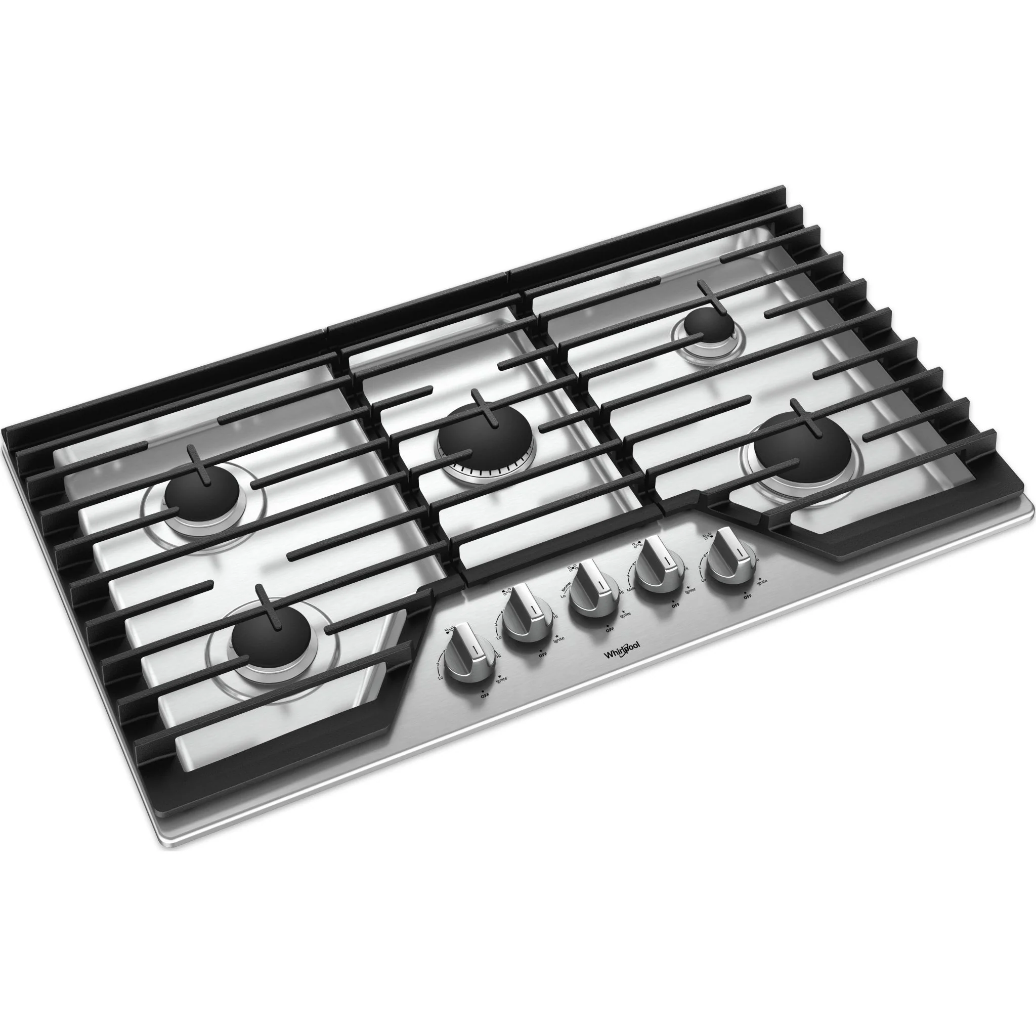 Whirlpool 36" Gas Cooktop with Griddle (WCG97US6HS) - Image 5