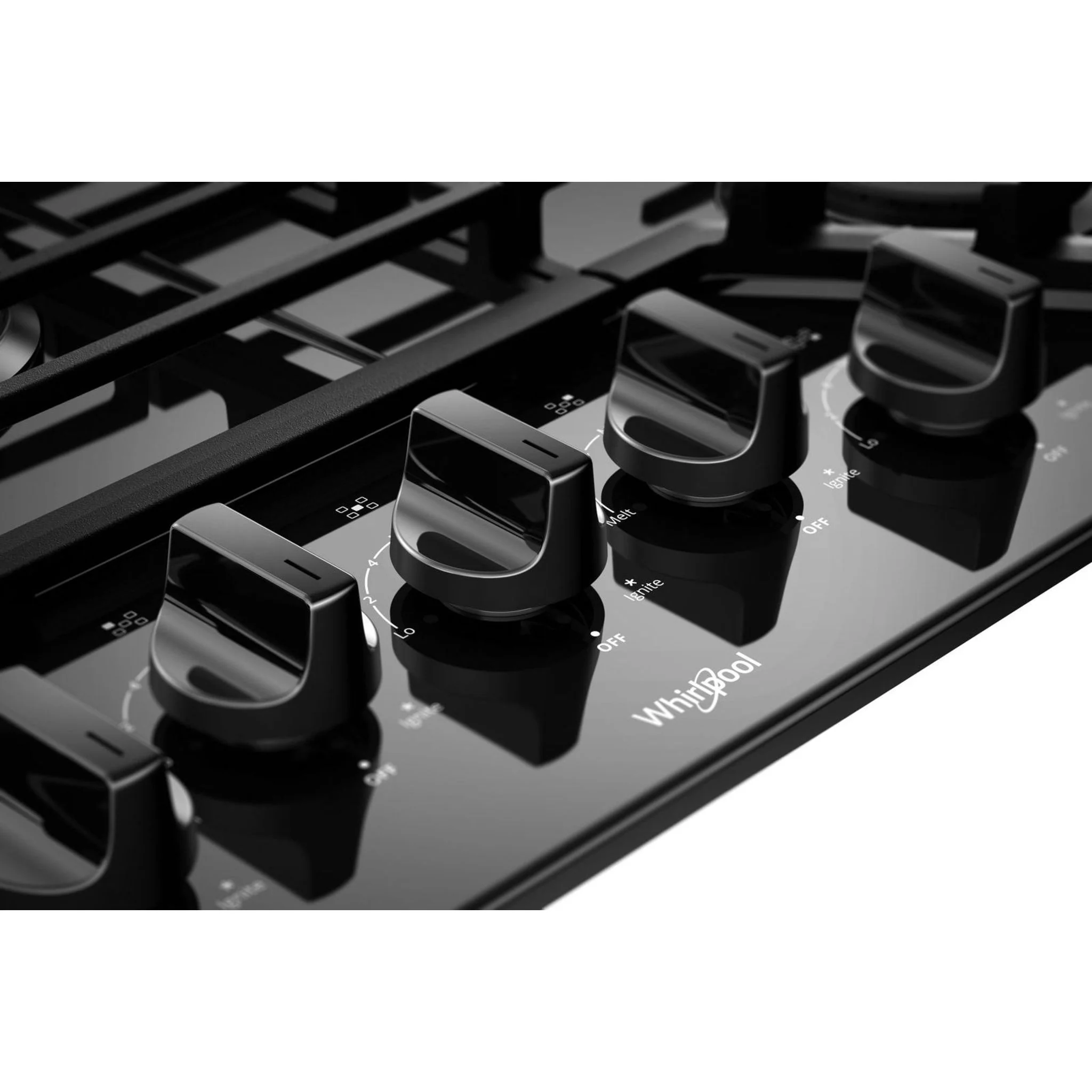 Whirlpool 36" Gas Cooktop with EZ-2-Lift Hinged Cast-Iron Grates (WCG55US6HB) - Image 16