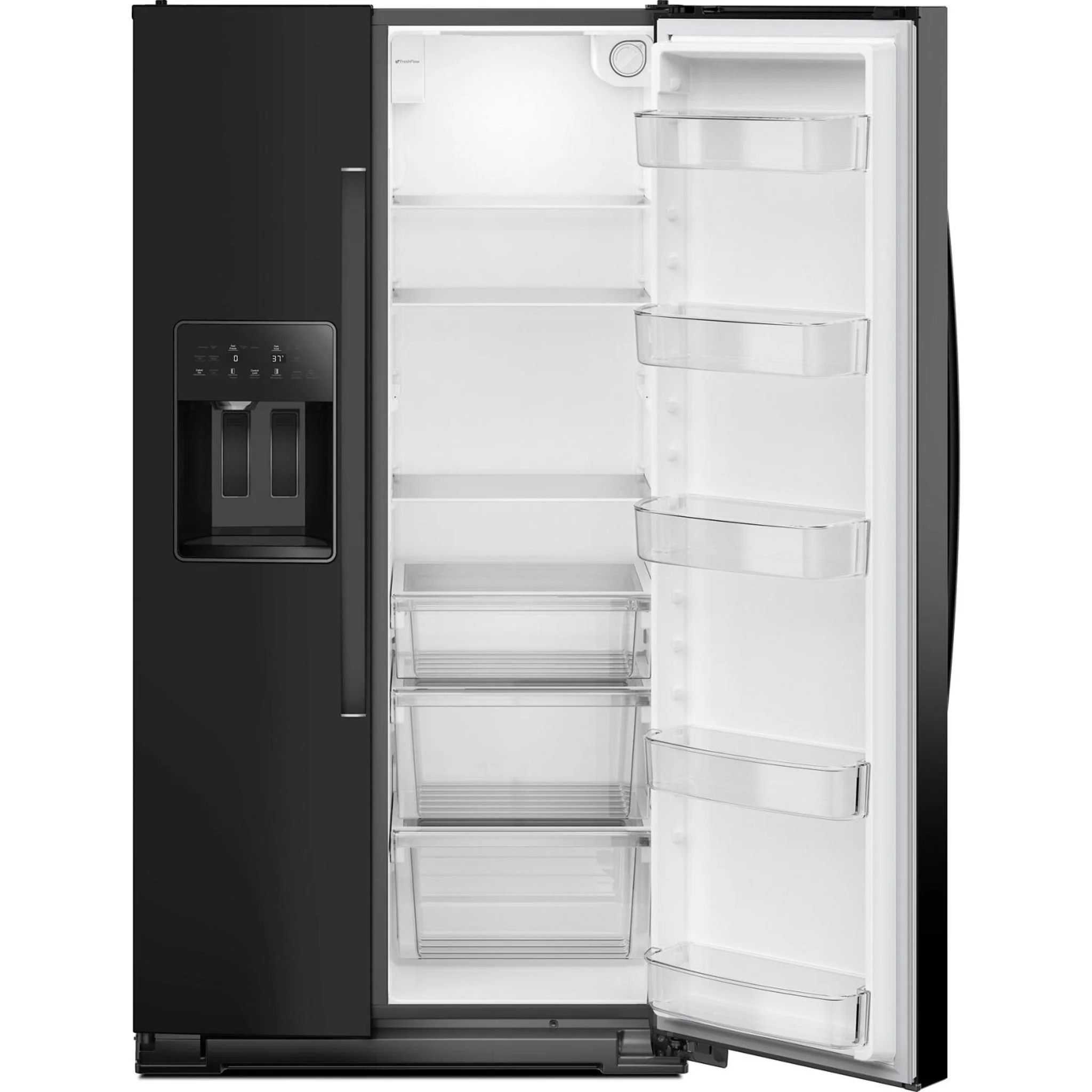 Whirlpool 36-inch Counter Depth Side-by-Side Refrigerator with TruCoolSystem -Black (WRSC5536RB) - Image 10