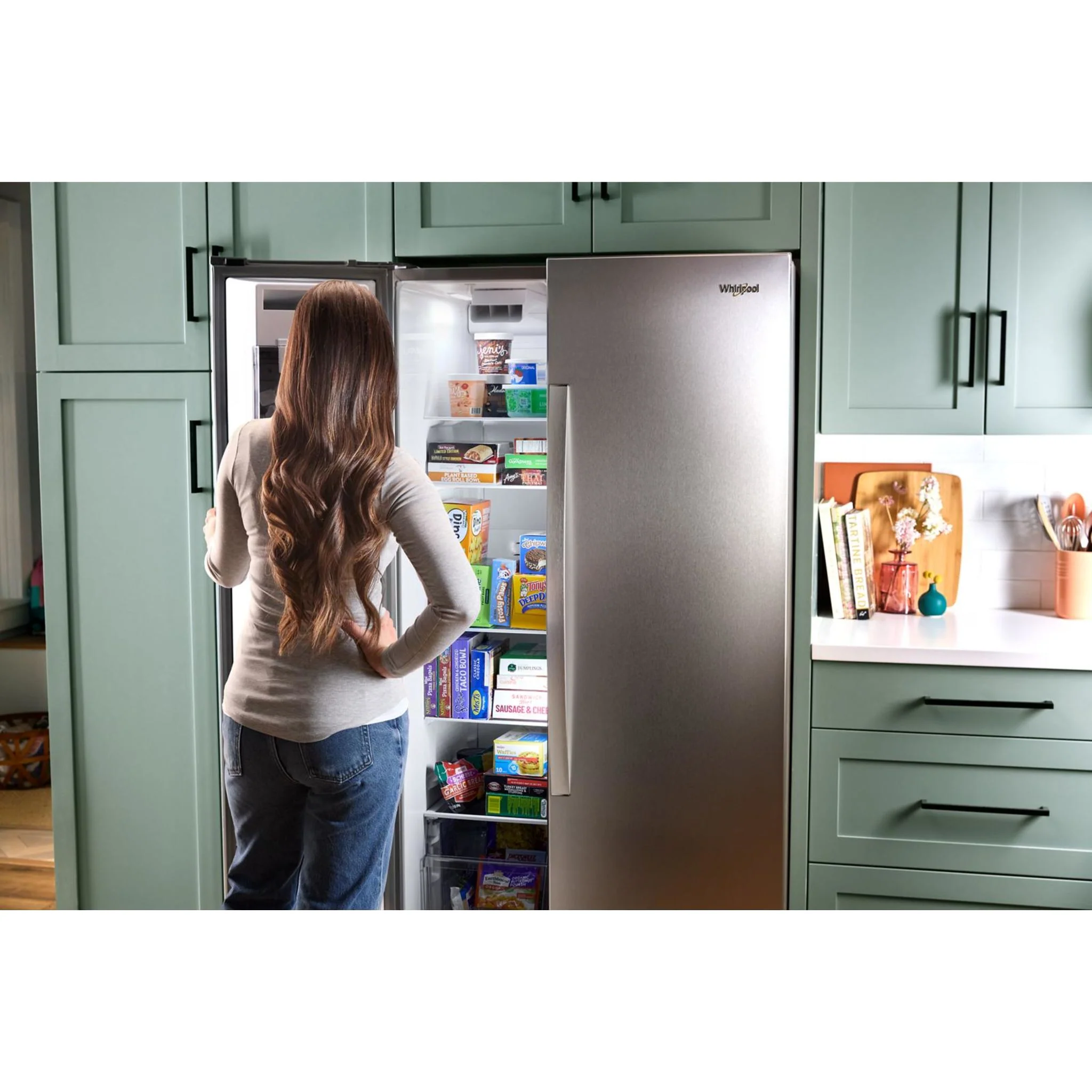 Whirlpool 36-inch Counter Depth Side-by-Side Refrigerator with TruCoolSystem -White (WRSC5536RW) - Image 11
