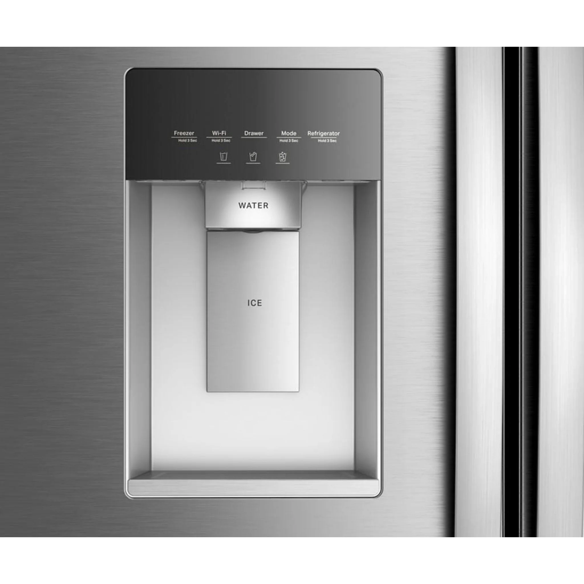 Whirlpool 36-inch Wide True Counter Depth 3-Door French Door Refrigerator - 23.4 cu. ft. (WRFC7036RZ) - Fingerprint-Resistant Stainless Finish - Image 10