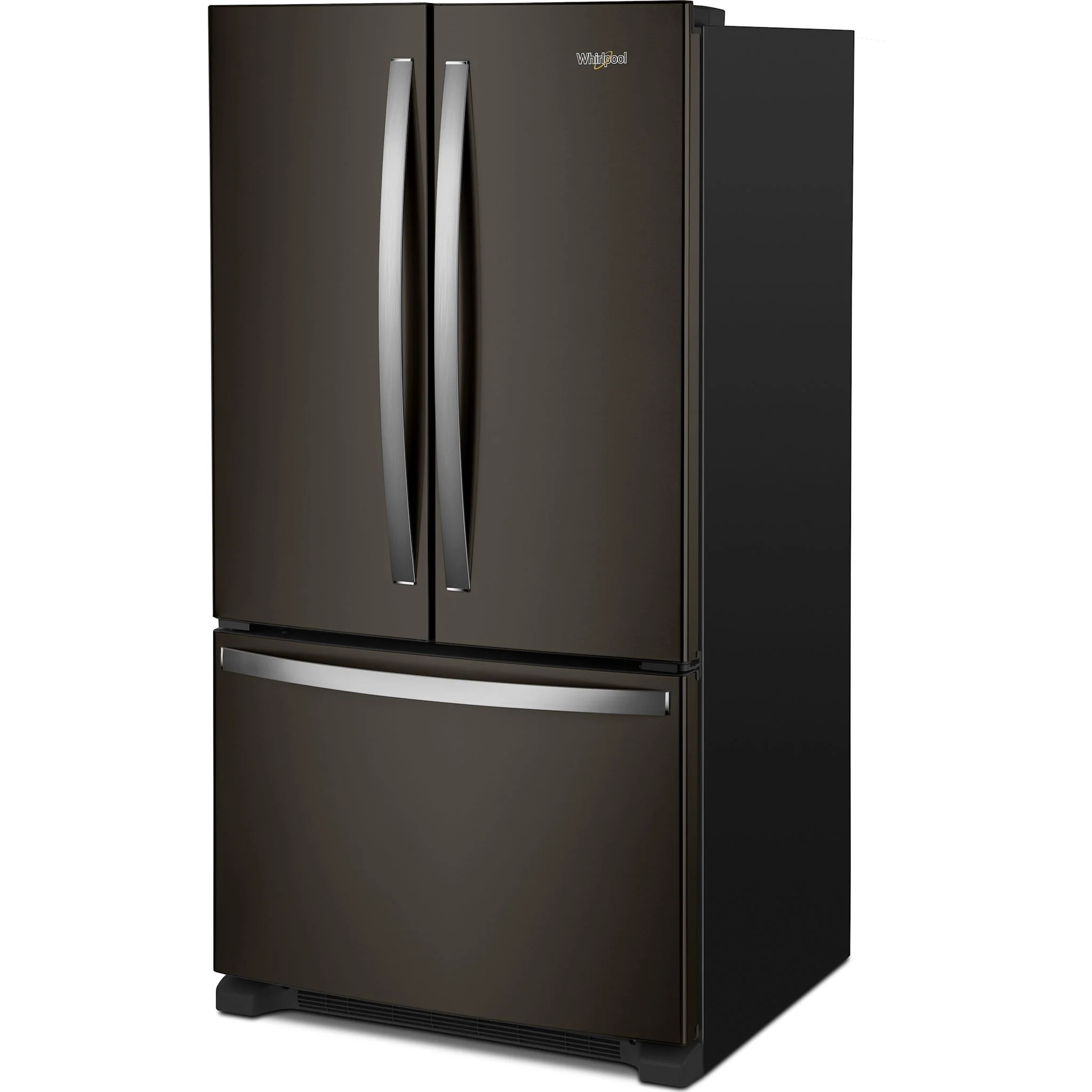 Whirlpool 36-Inch Wide Counter-Depth French Door Bottom Mount Refrigerator - 20 cu. ft. -Print Resist Black Stainless (WRFC2036RV) - Image 2