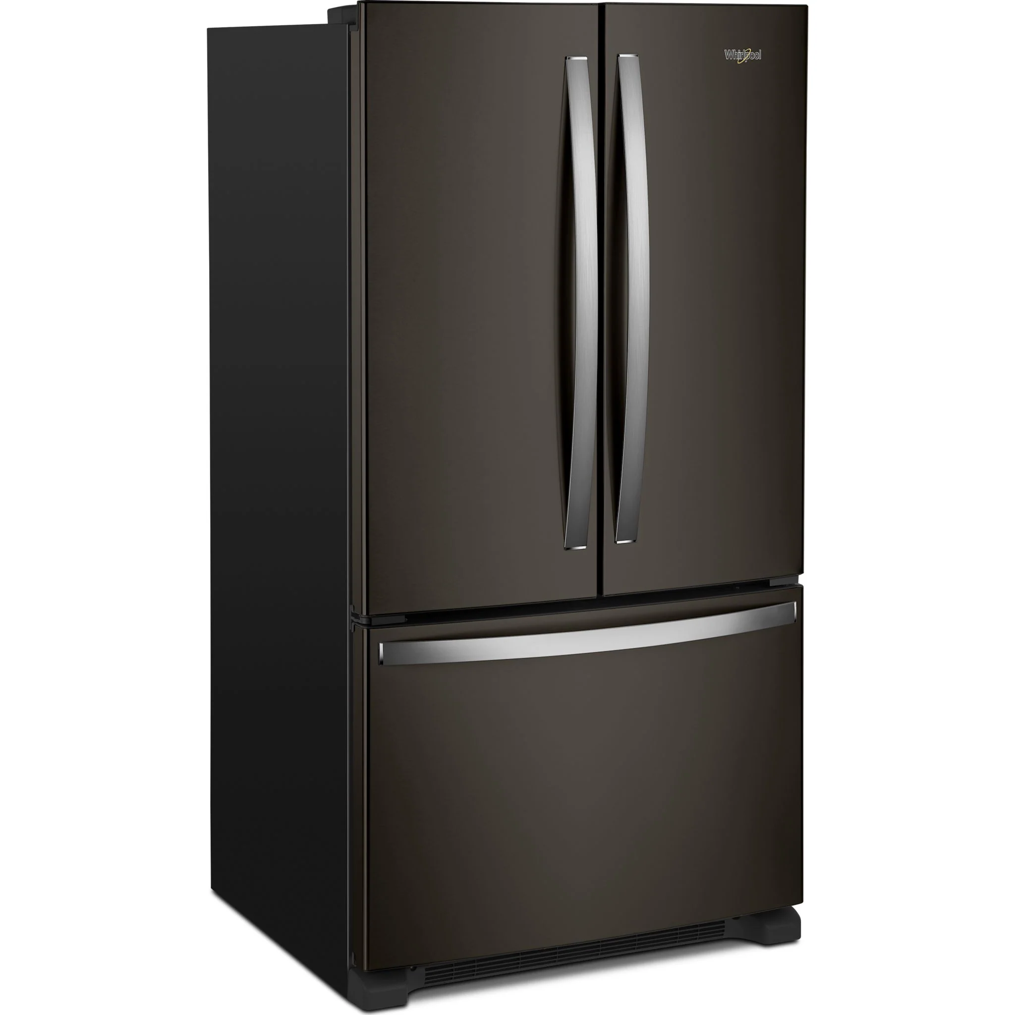 Whirlpool 36-Inch Wide Counter-Depth French Door Bottom Mount Refrigerator - 20 cu. ft. -Print Resist Black Stainless (WRFC2036RV) - Image 3