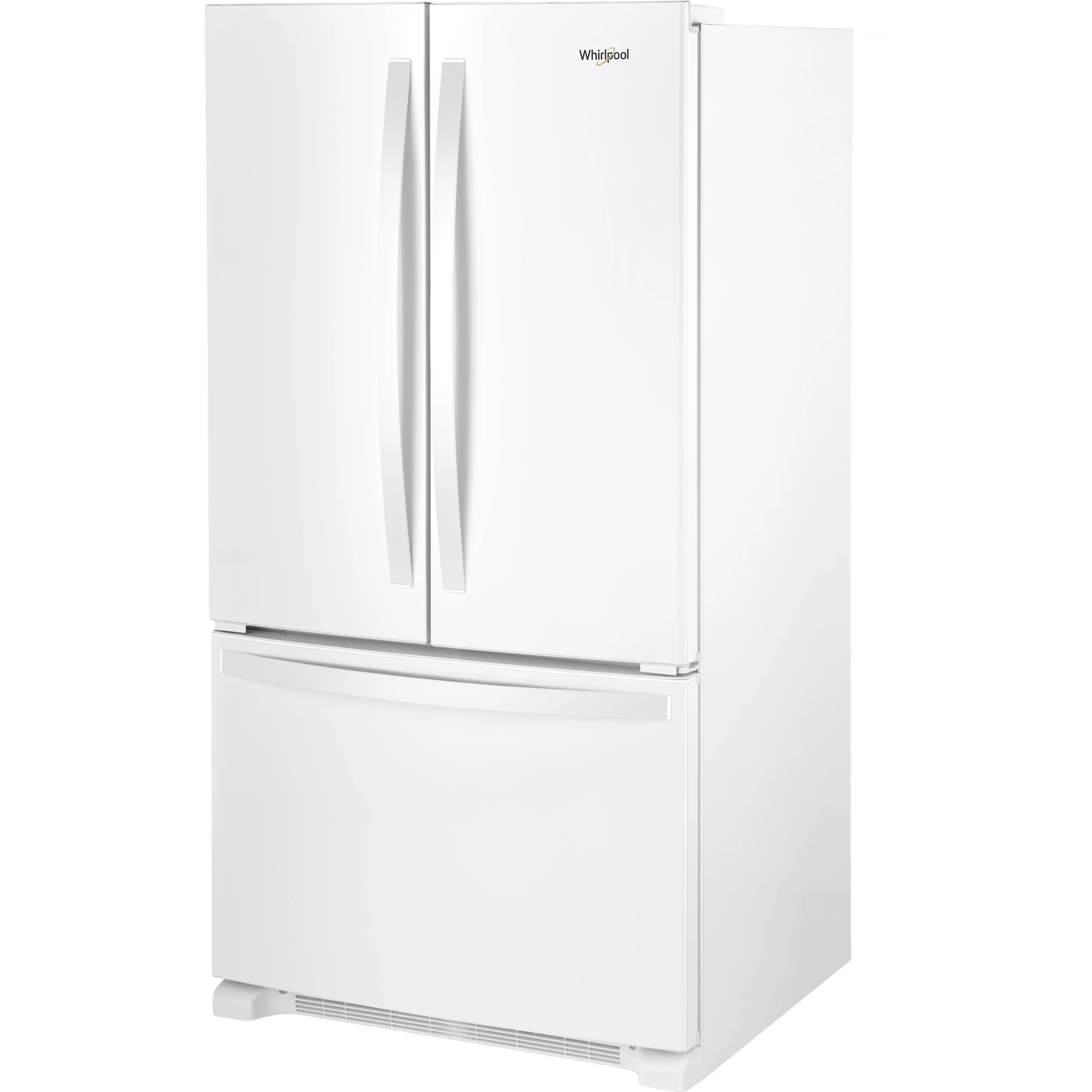 Whirlpool 36-Inch Wide Counter-Depth French Door Bottom Mount Refrigerator - 20 cu. ft. -White (WRFC2036RW) - Image 2