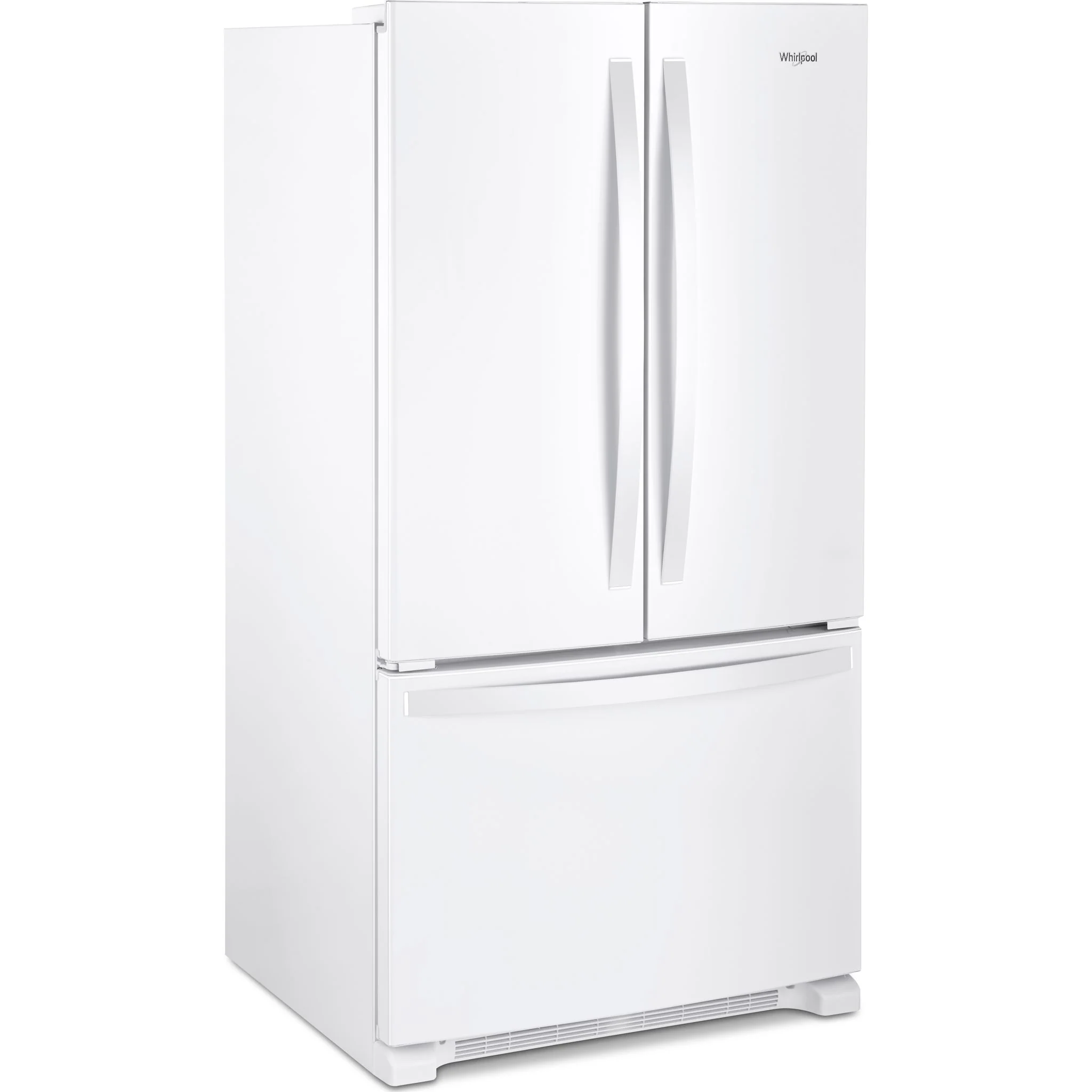 Whirlpool 36-Inch Wide Counter-Depth French Door Bottom Mount Refrigerator - 20 cu. ft. -White (WRFC2036RW) - Image 3