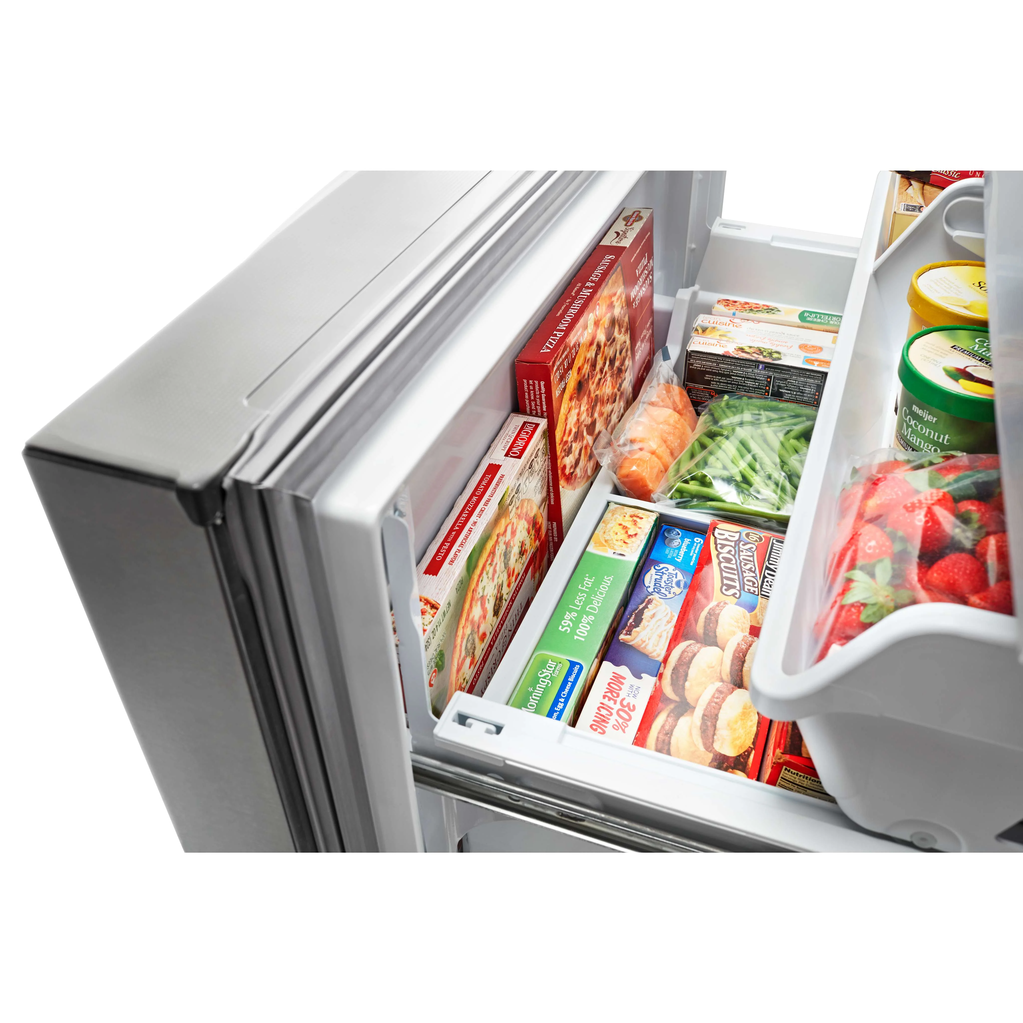 Whirlpool 36-inch Wide Counter Depth French Door Refrigerator -Fingerprint Resistant Stainless Steel (WRFC9636RZ) - Image 9