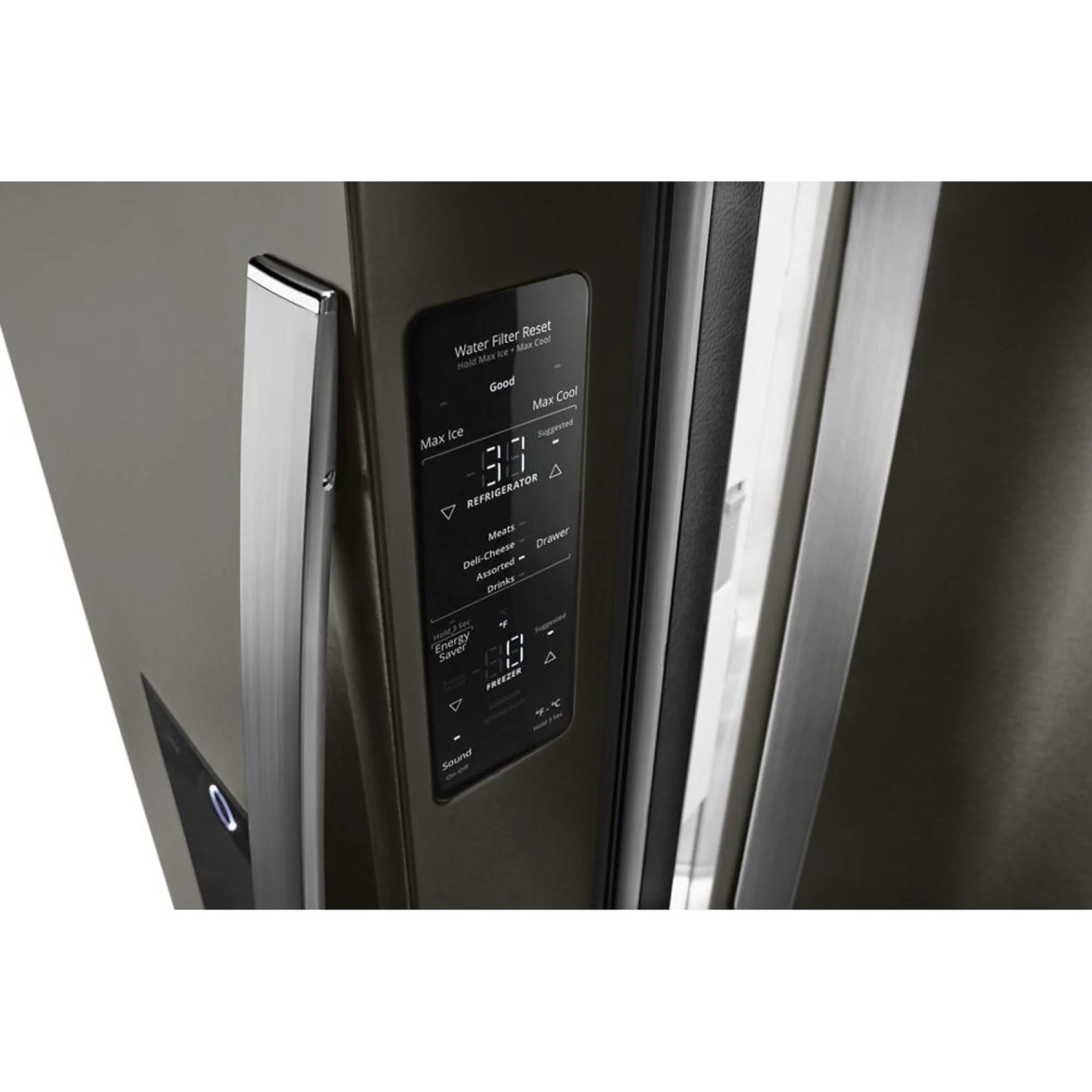 Whirlpool 36-inch Wide Counter Depth French Door Refrigerator -Stainless Steel Black (WRFC9636RV) - Image 11