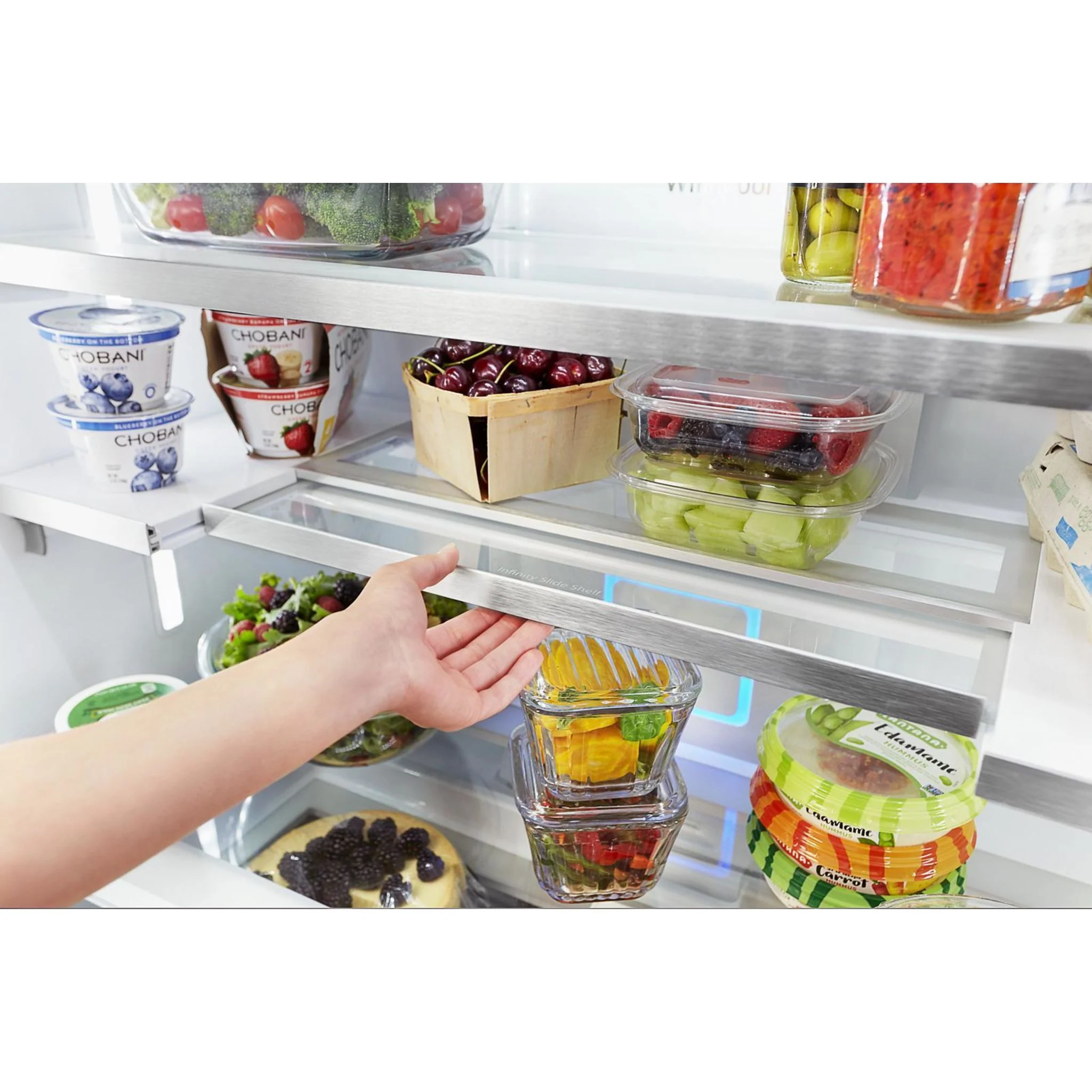 Whirlpool 36-inch Wide Counter Depth French Door Refrigerator -Stainless Steel Black (WRFC9636RV) - Image 15