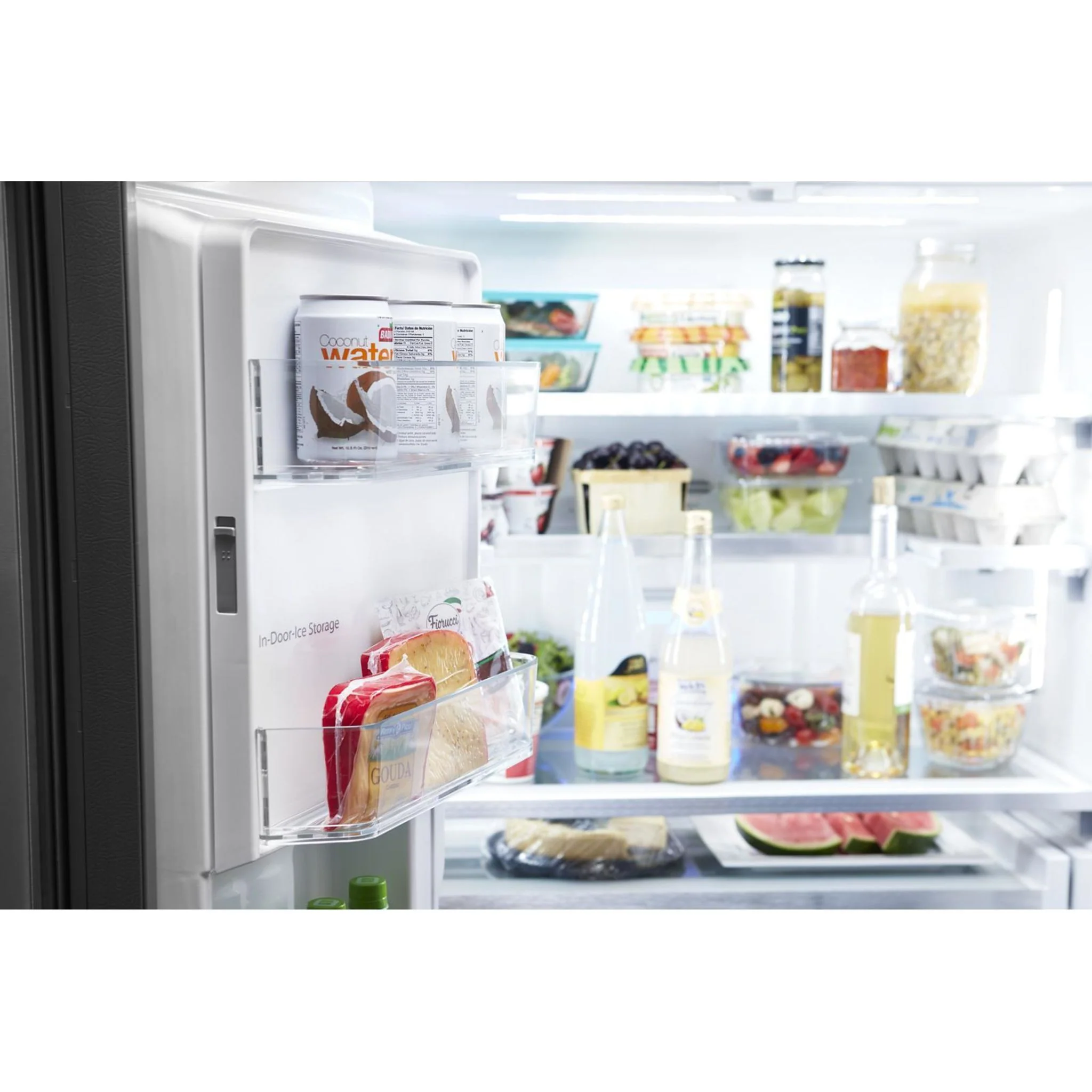 Whirlpool 36-inch Wide Counter Depth French Door Refrigerator -Stainless Steel Black (WRFC9636RV) - Image 9