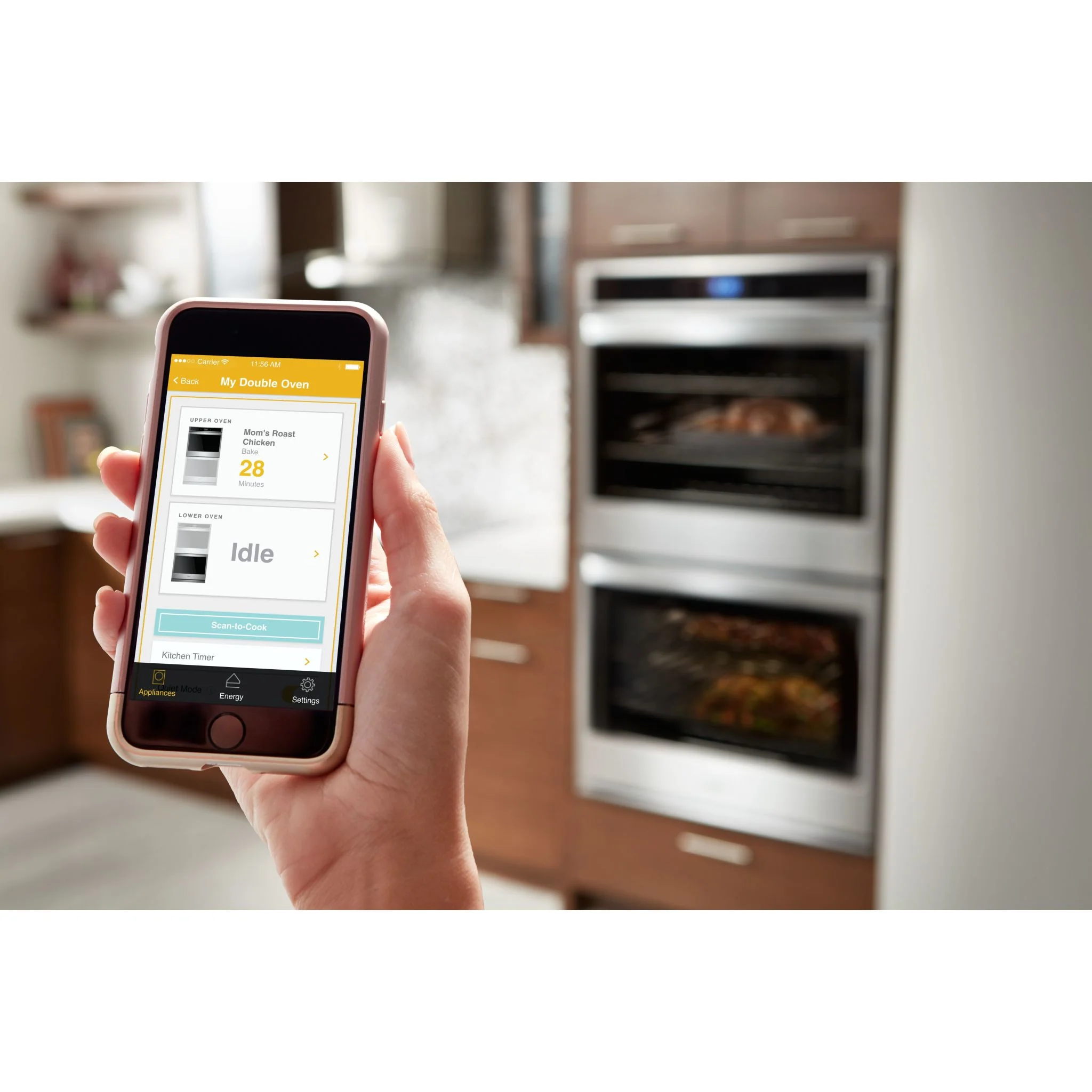 Whirlpool 8.6 cu. ft. Smart Double Convection Wall Oven with Air Fry, when Connected (WOD77EC7HS) - Image 4