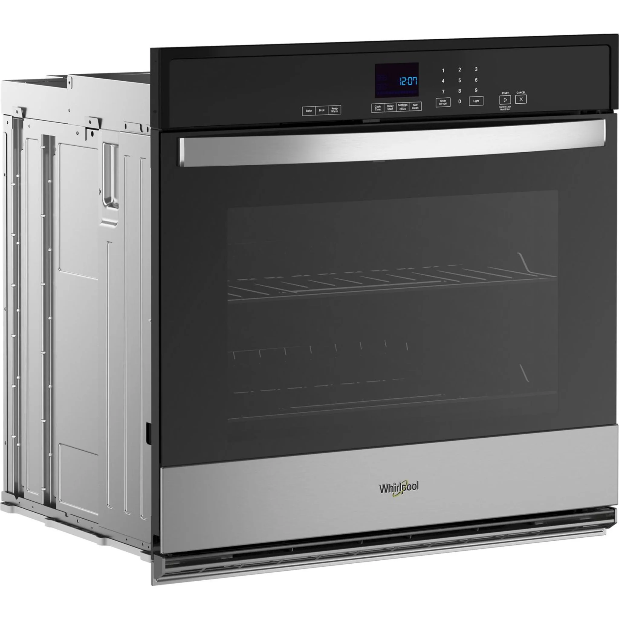 Whirlpool 4.3 Cu. Ft. Single Self-Cleaning Wall Oven -Stainless Steel (WOES3027LS) - Image 5