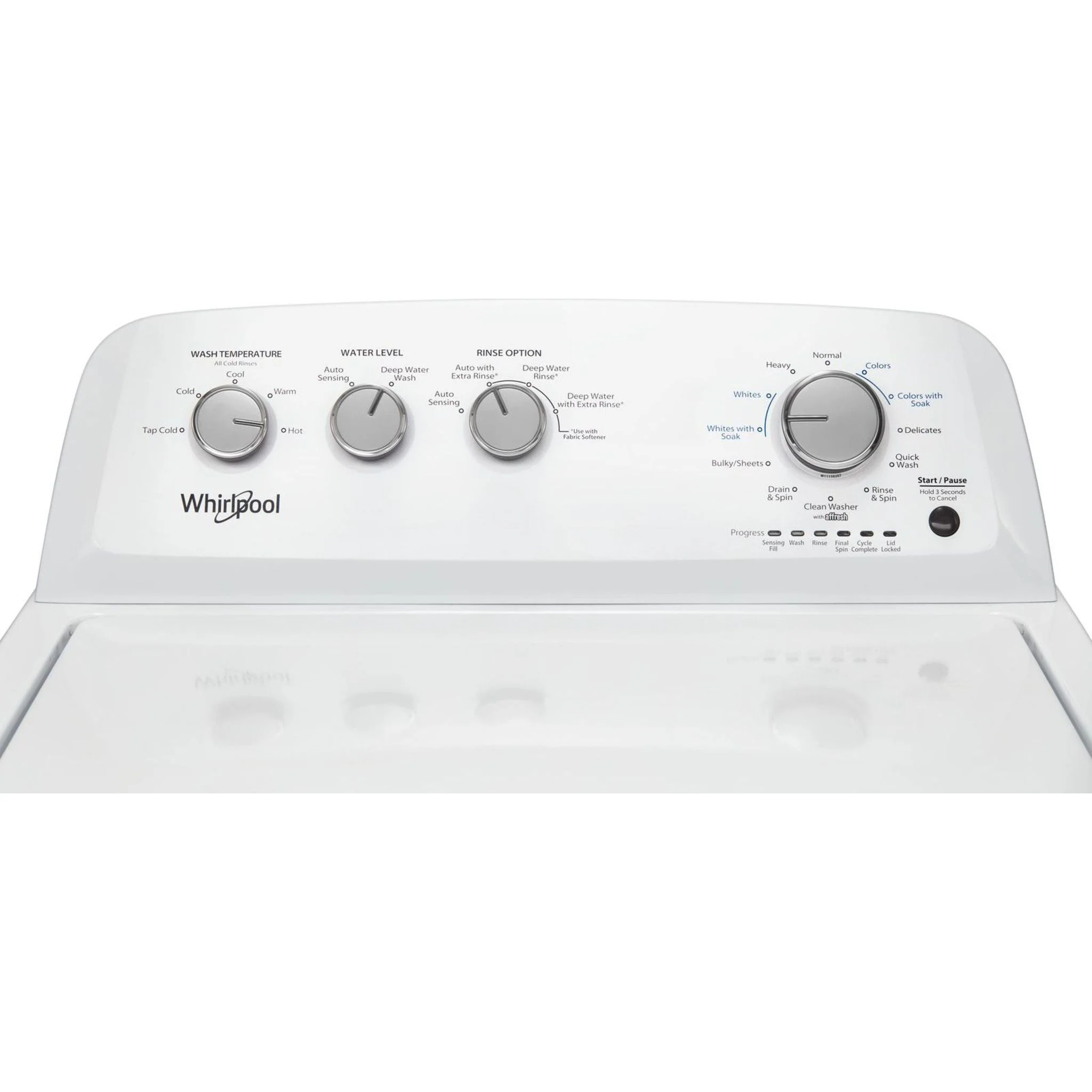 Whirlpool 4.4 cu. ft. I.E.C. Top Load Washer with Soaking Cycles, 12 Cycles (WTW4855HW) - Image 20