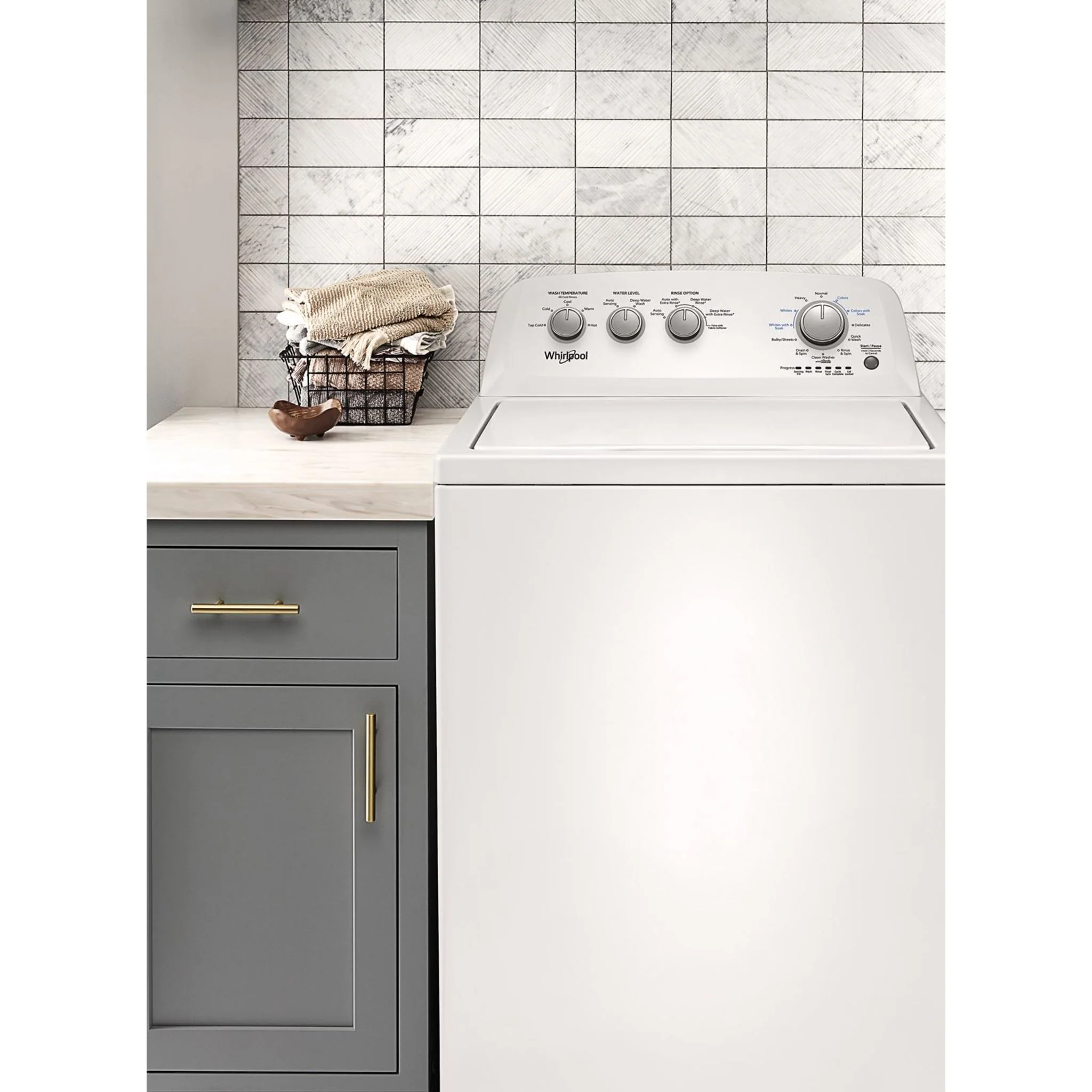 Whirlpool 4.4 cu. ft. I.E.C. Top Load Washer with Soaking Cycles, 12 Cycles (WTW4855HW) - Image 39