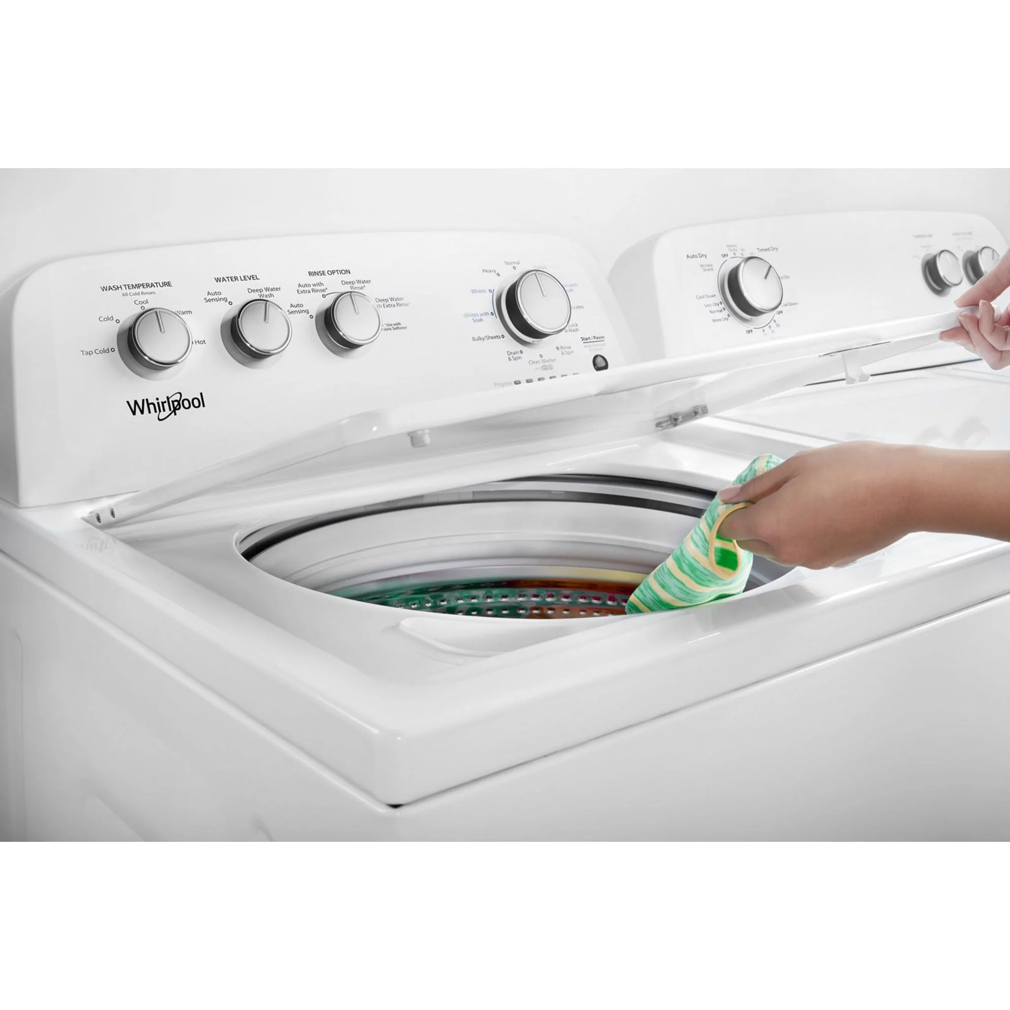 Whirlpool 4.4 cu. ft. I.E.C. Top Load Washer with Soaking Cycles, 12 Cycles (WTW4855HW) - Image 51