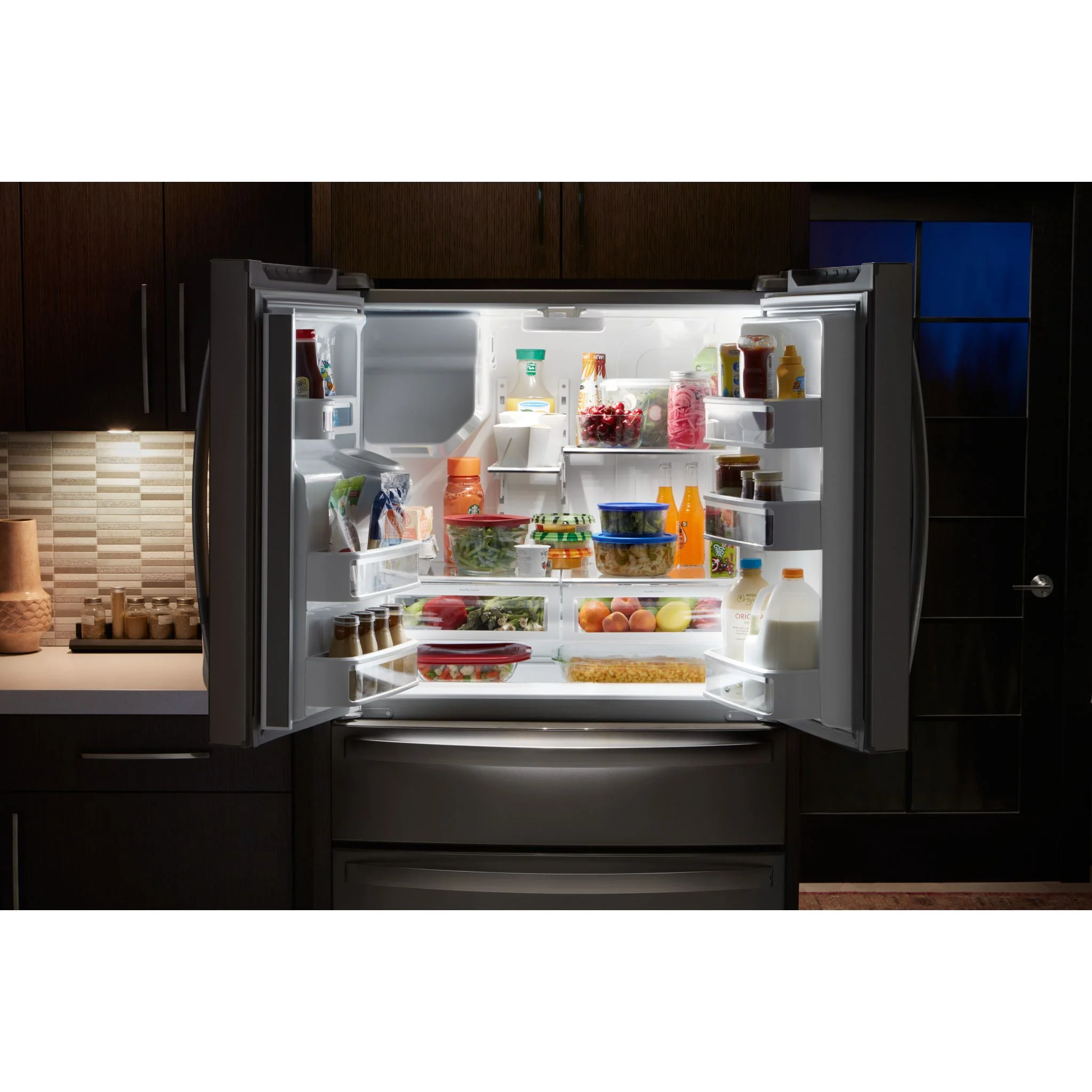 Whirlpool 36" Wide French Door Refrigerator - 25 cu. ft. (WRX735SDHB) - Image 10
