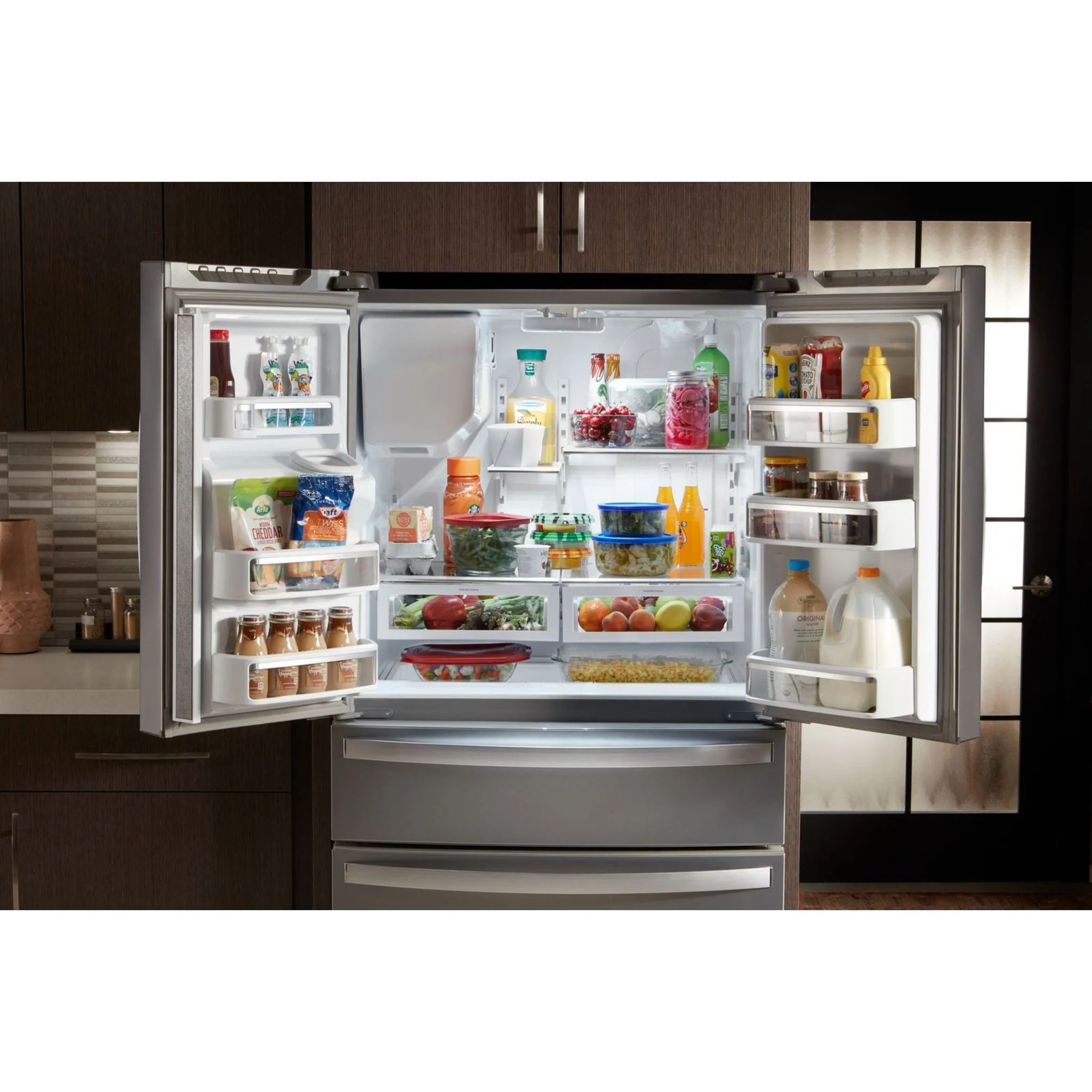 Whirlpool 36" Wide French Door Refrigerator - 25 cu. ft. (WRX735SDHB) - Image 15