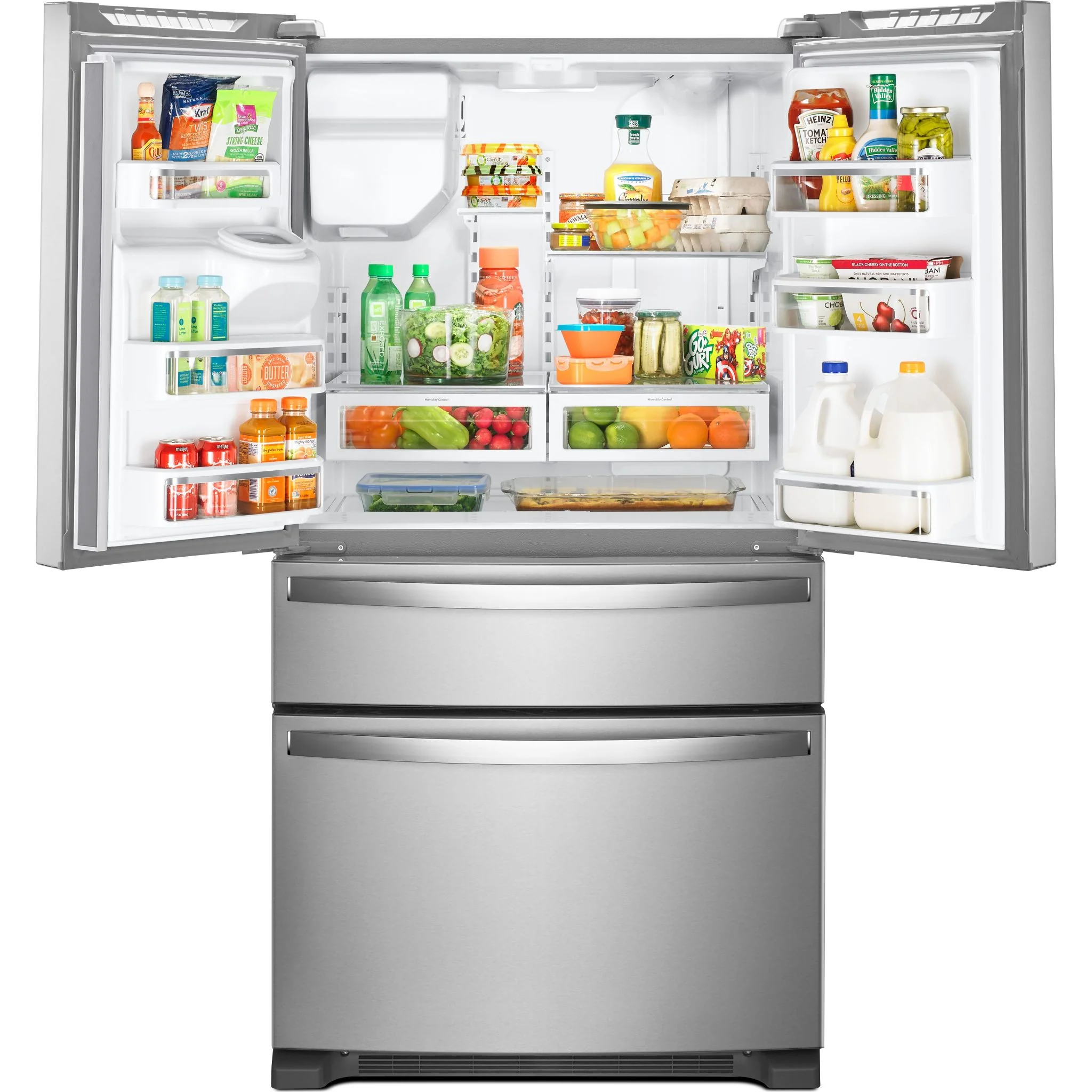 Whirlpool 36" Wide French Door Refrigerator - 25 cu. ft. (WRX735SDHZ) - Image 4