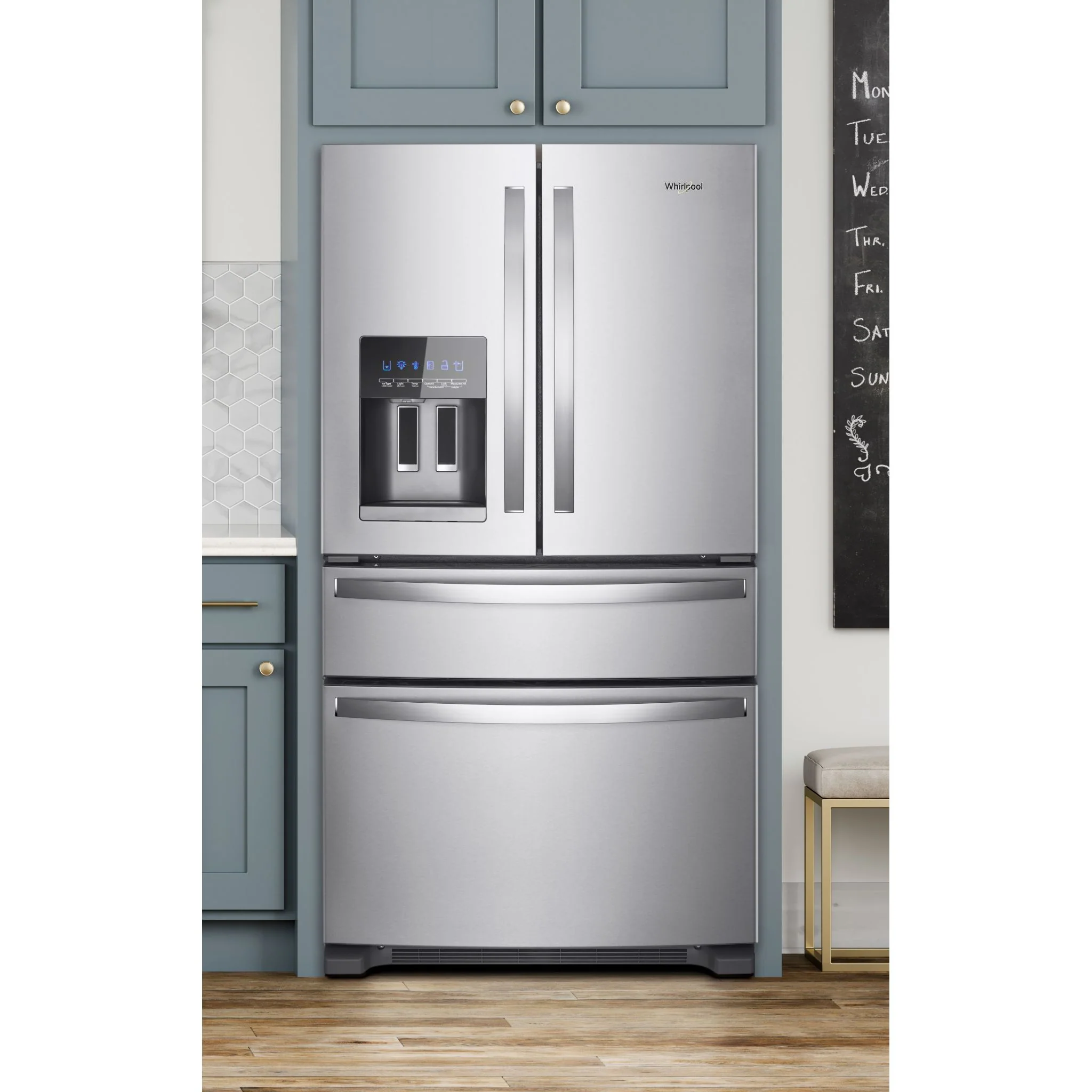 Whirlpool 36" Wide French Door Refrigerator - 25 cu. ft. (WRX735SDHZ) - Image 7