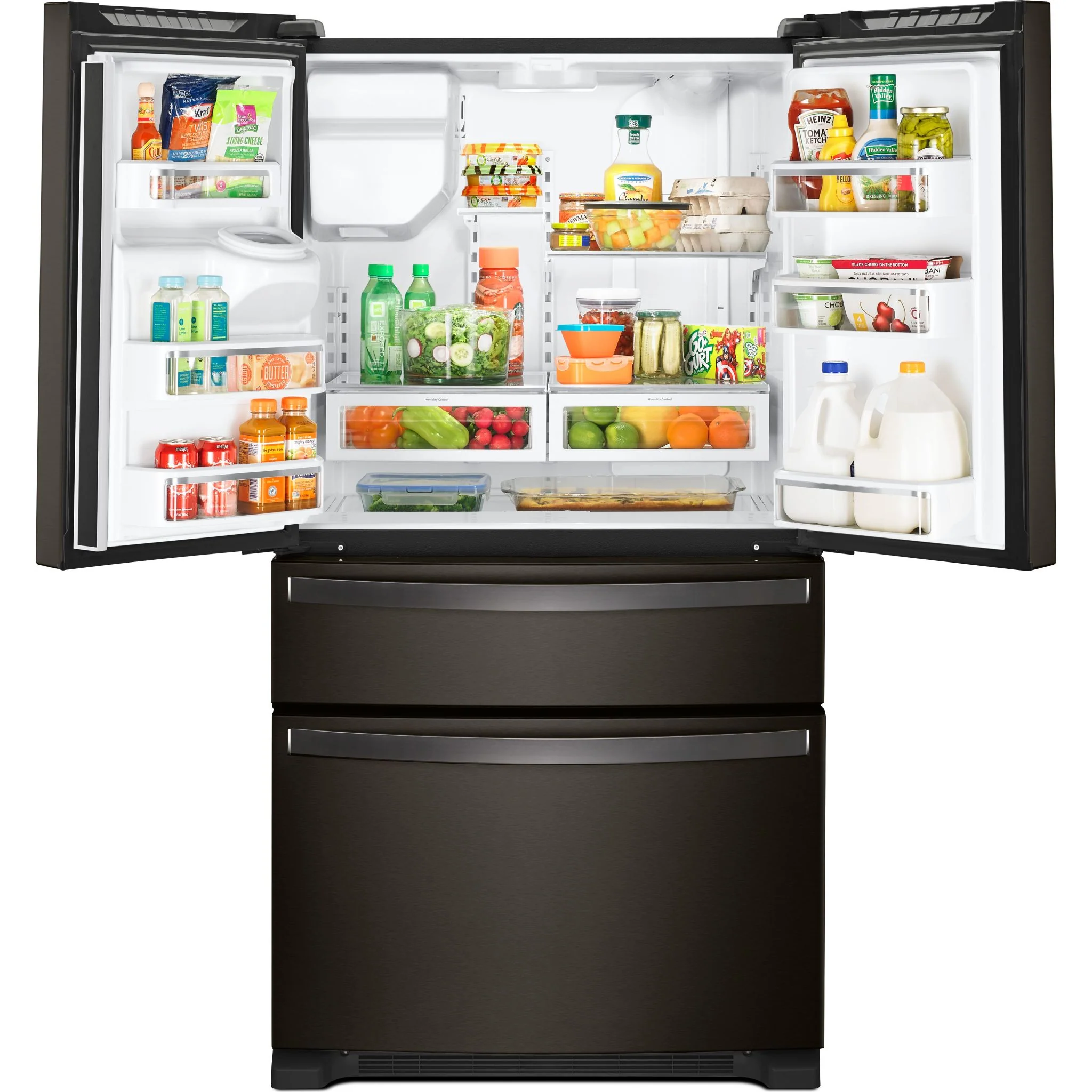Whirlpool 36" Wide French Door Refrigerator - 25 cu. ft. (WRX735SDHV) - Image 4