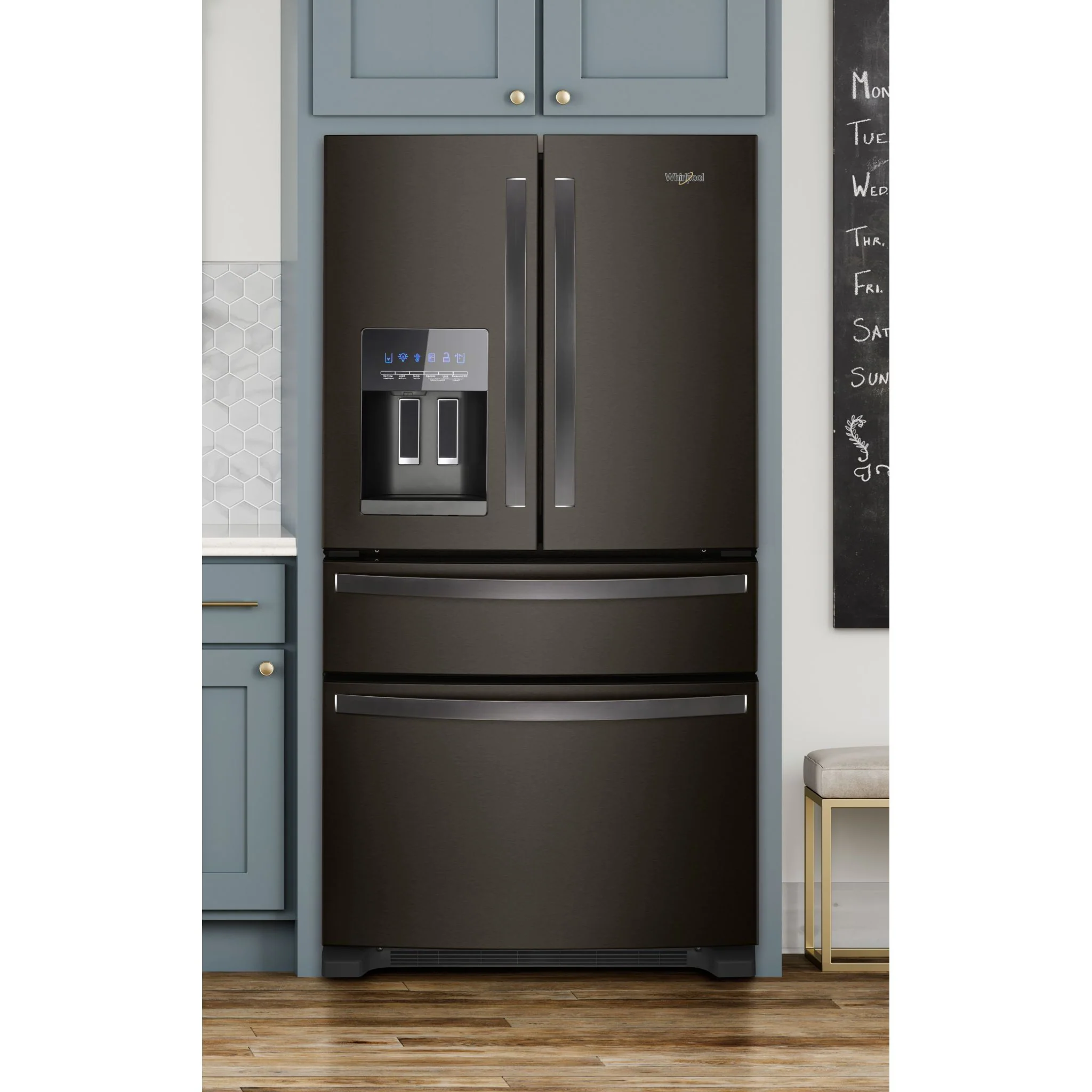Whirlpool 36" Wide French Door Refrigerator - 25 cu. ft. (WRX735SDHV) - Image 7